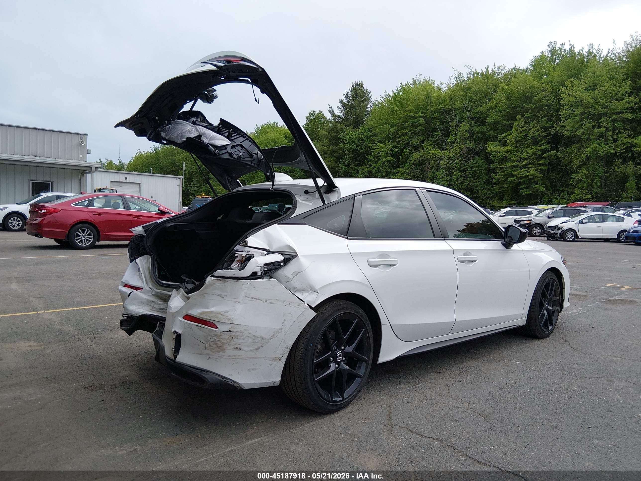 2023 Honda Civic Sport Белый vin: 19XFL2H84PE008403