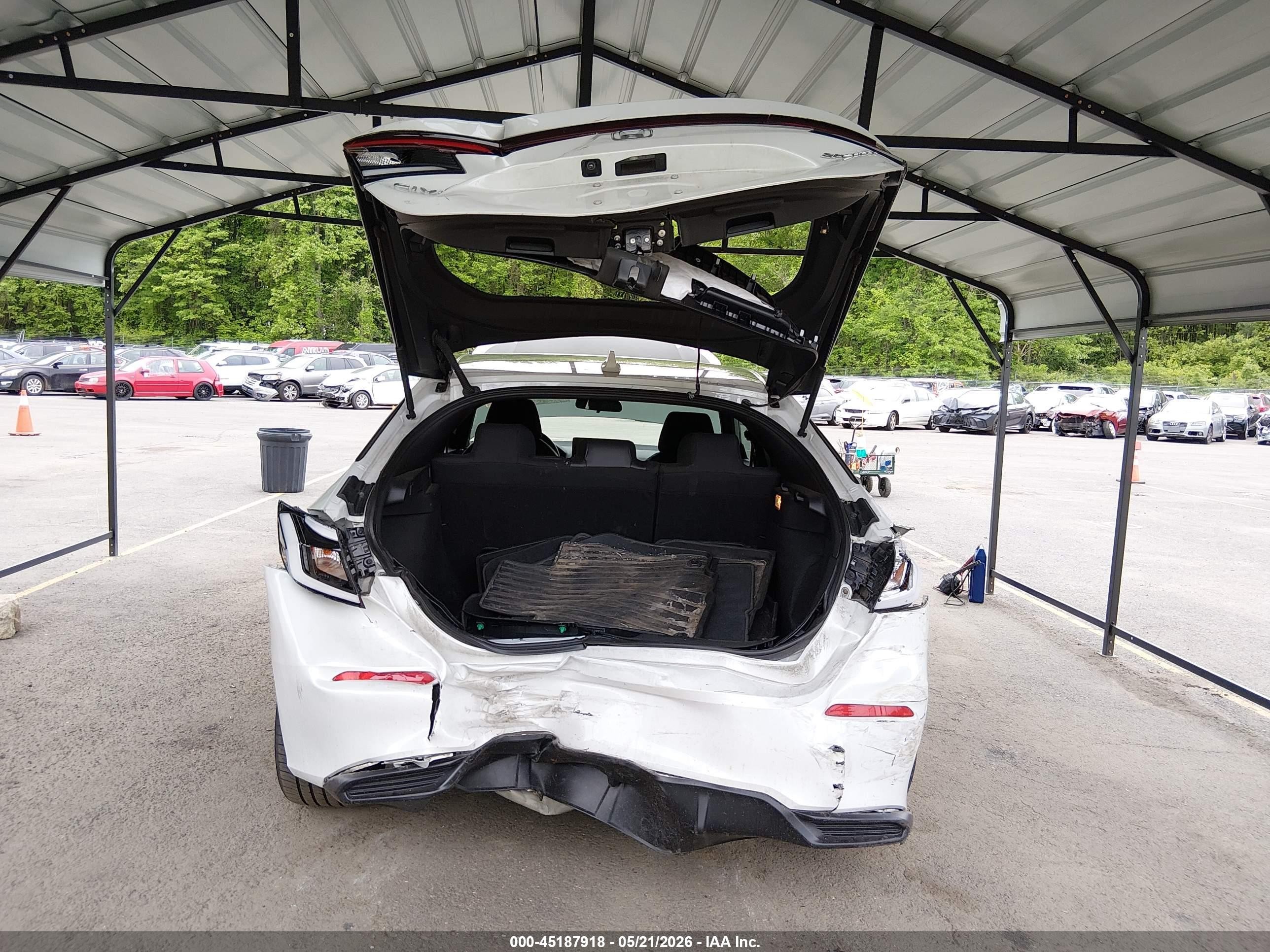 2023 Honda Civic Sport Белый vin: 19XFL2H84PE008403