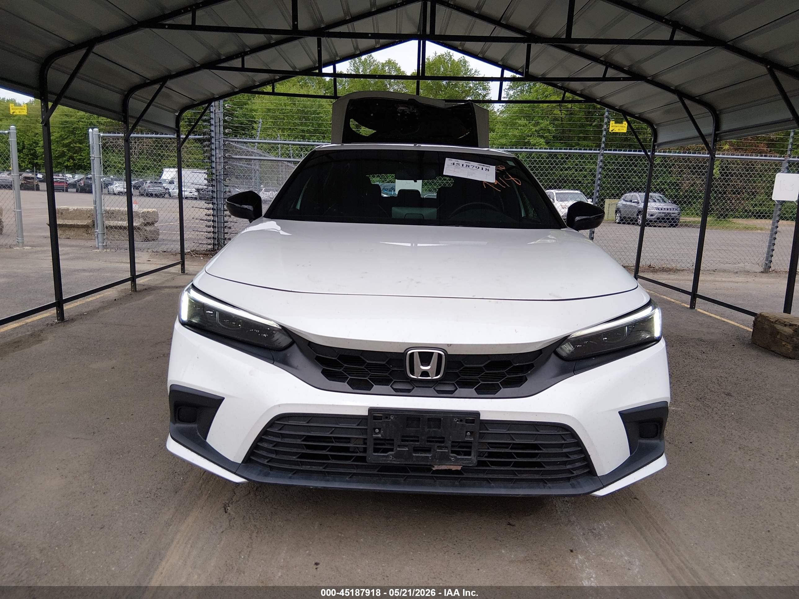 2023 Honda Civic Sport Белый vin: 19XFL2H84PE008403