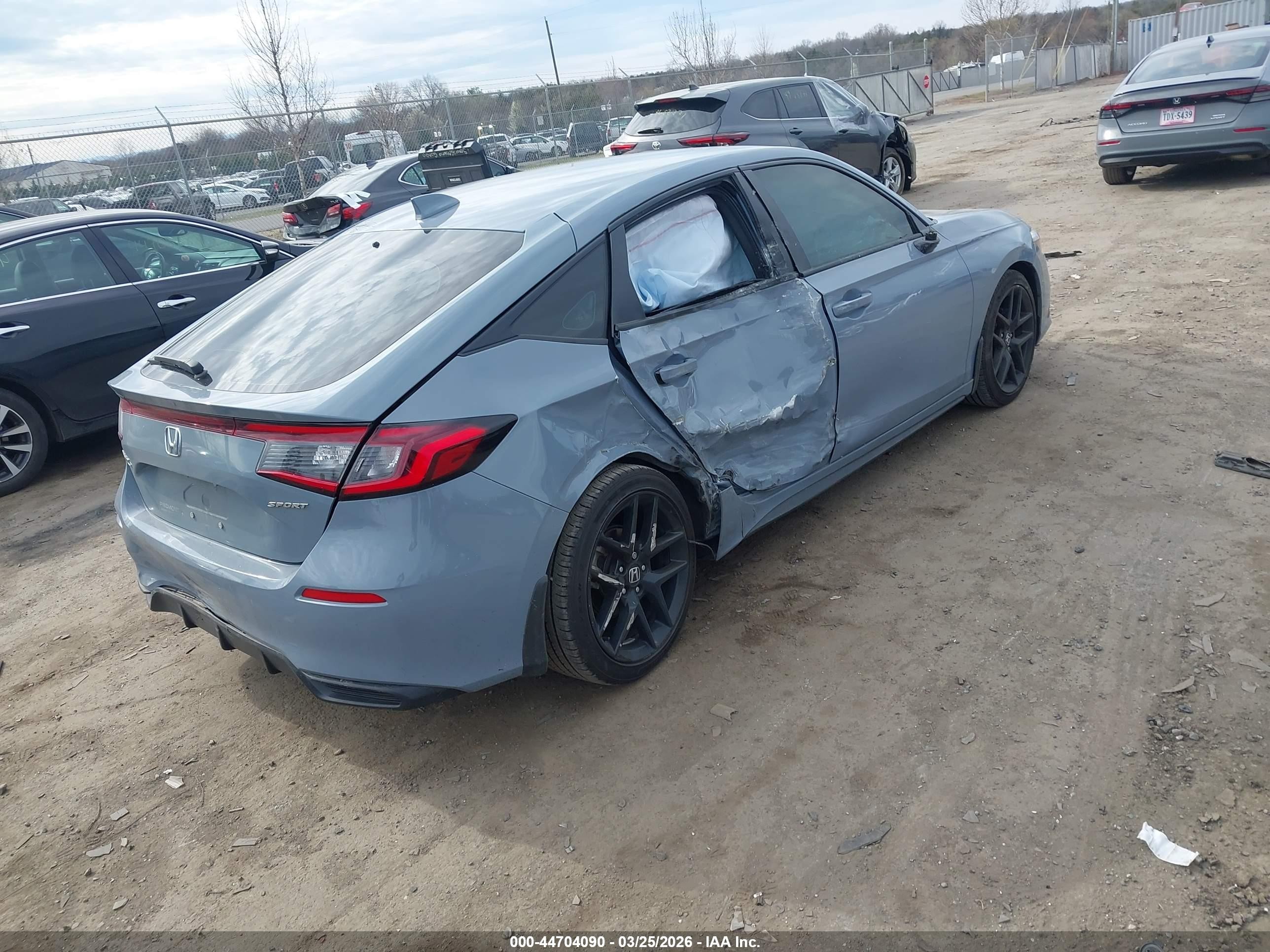 2024 Honda Civic Sport Light Blue vin: 19XFL2H84RE015810