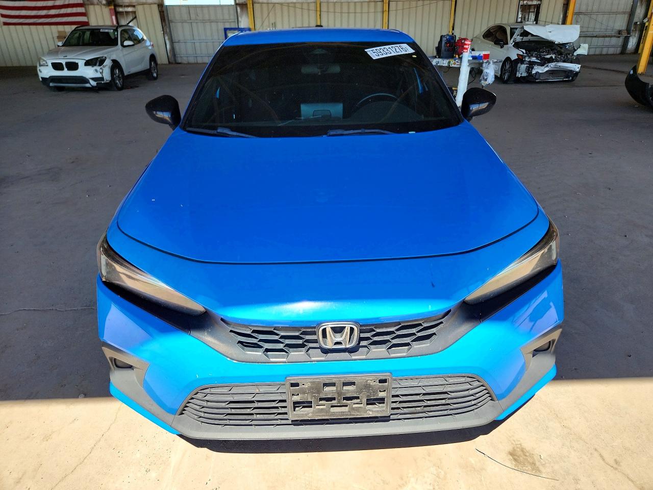 2022 Honda Civic Sport Blue vin: 19XFL2H85NE012148
