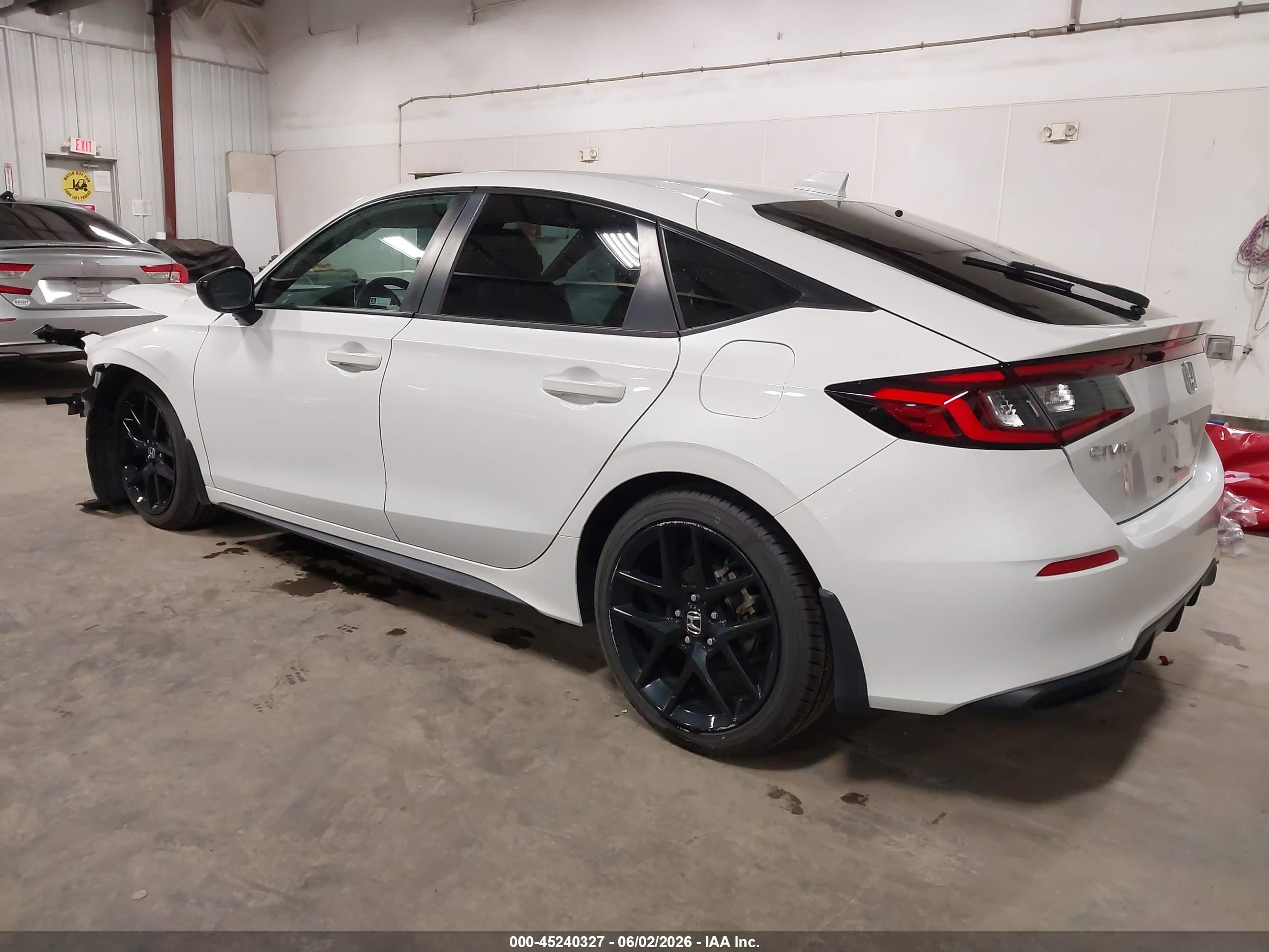 2023 Honda Civic Sport White vin: 19XFL2H85PE006899