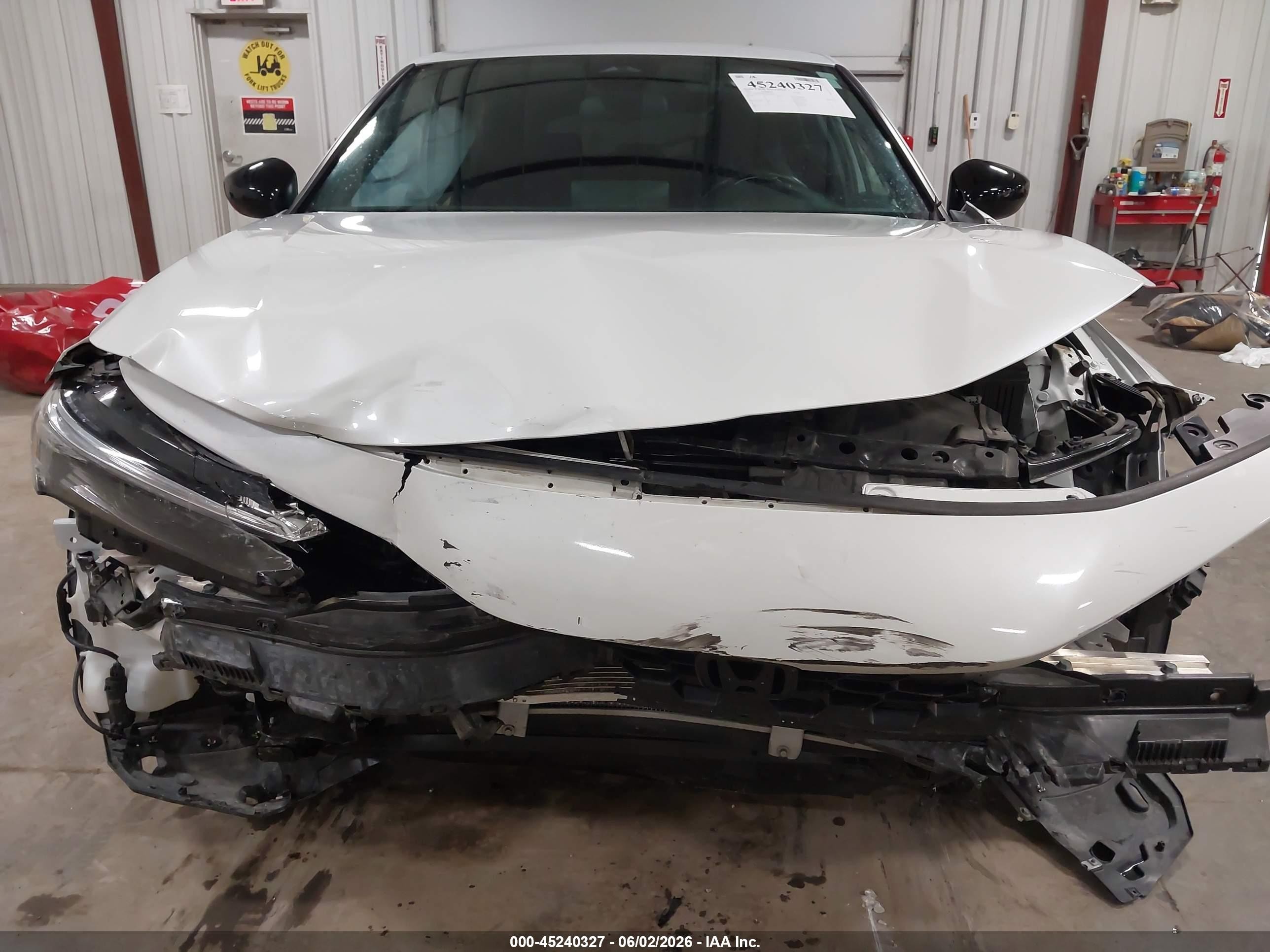 2023 Honda Civic Sport White vin: 19XFL2H85PE006899