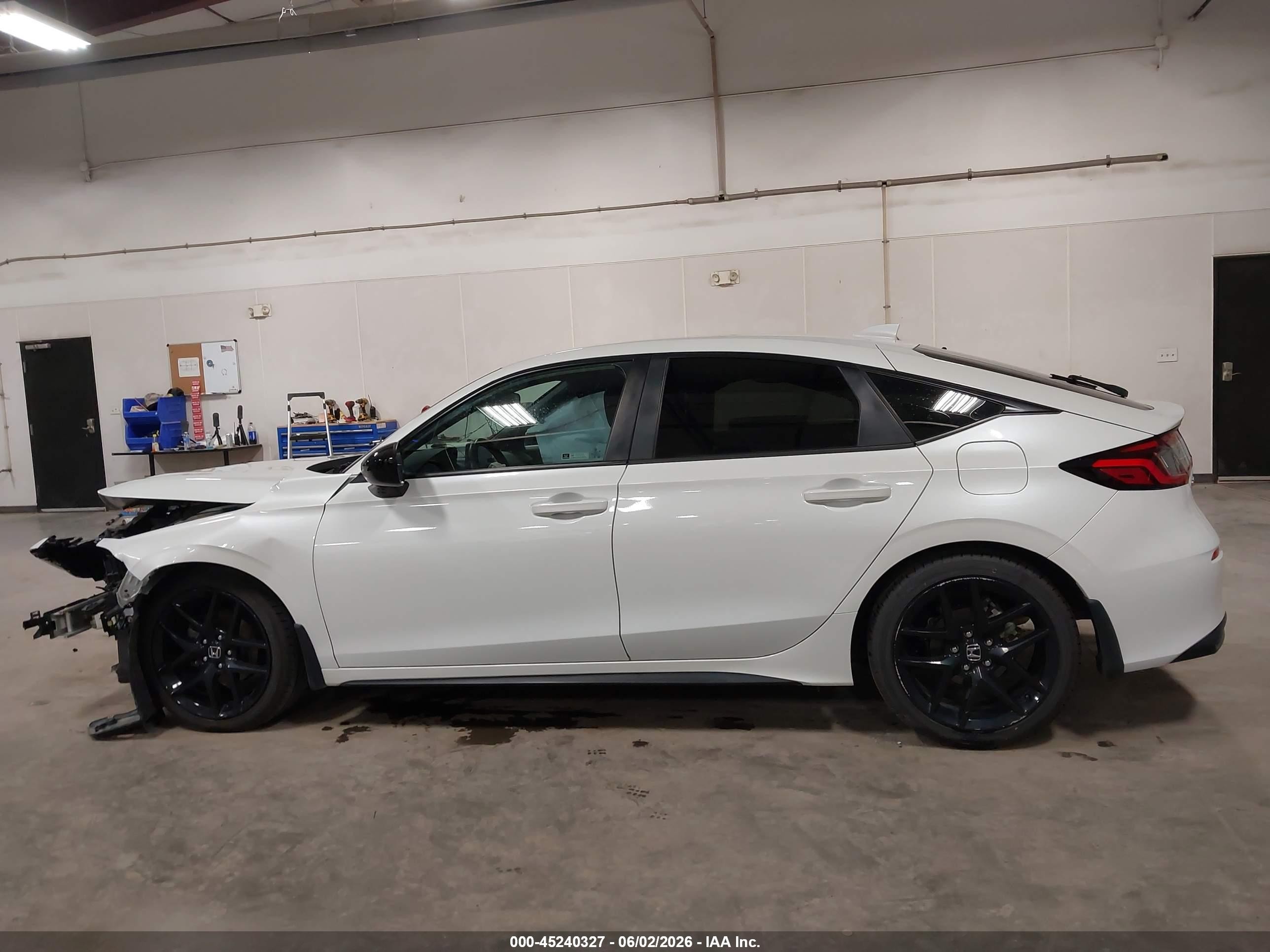 2023 Honda Civic Sport White vin: 19XFL2H85PE006899