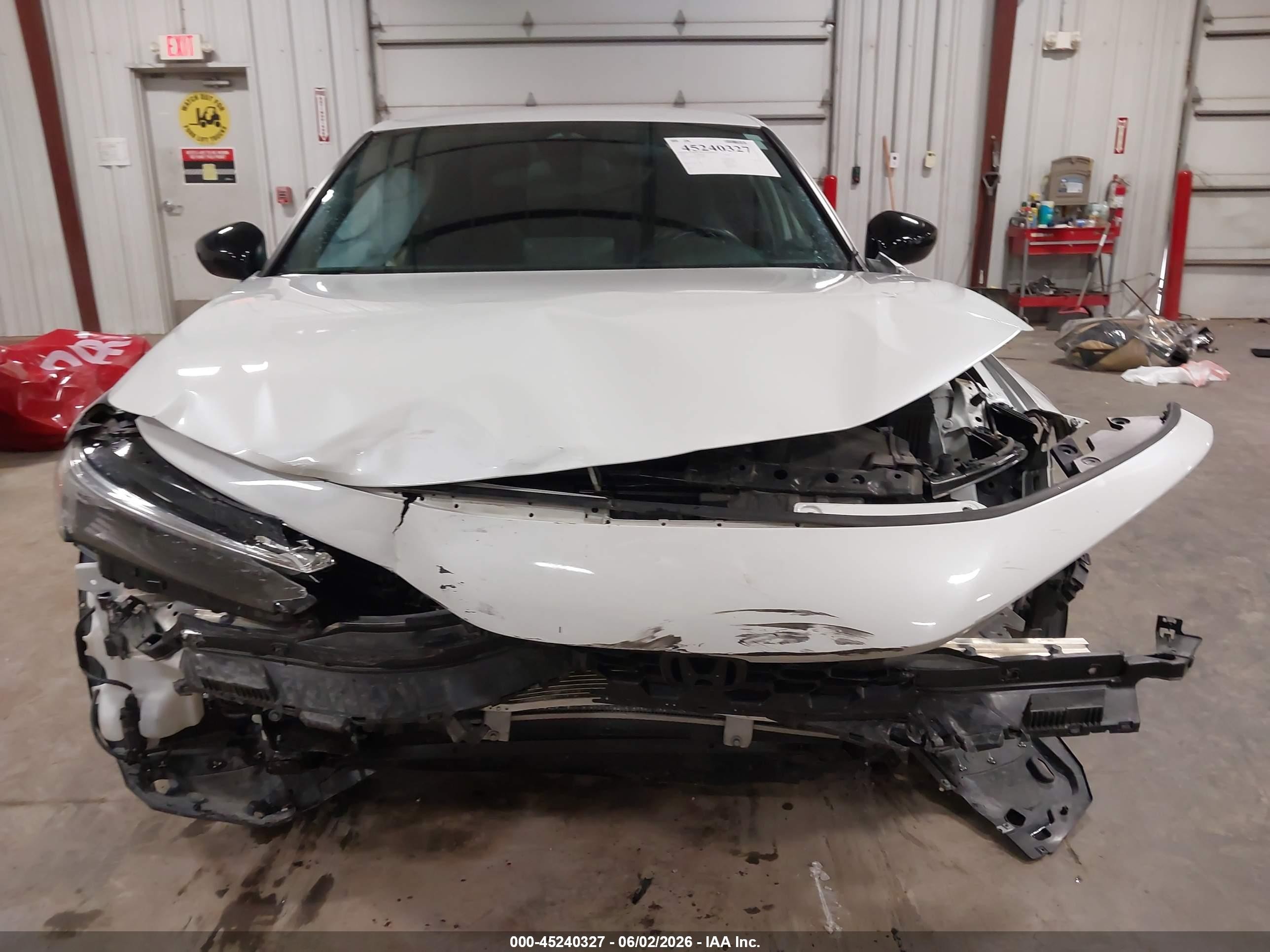 2023 Honda Civic Sport White vin: 19XFL2H85PE006899