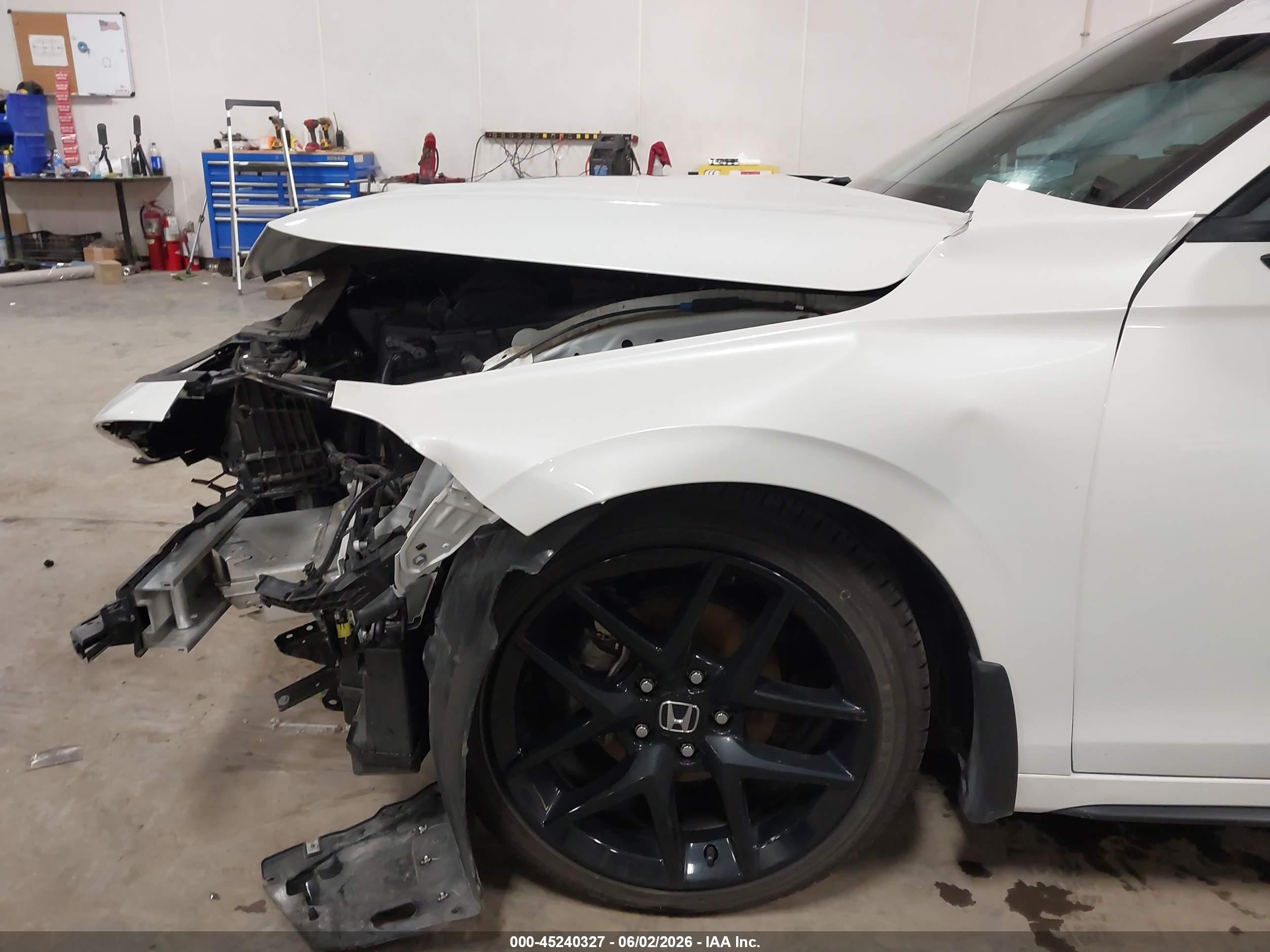 2023 Honda Civic Sport White vin: 19XFL2H85PE006899