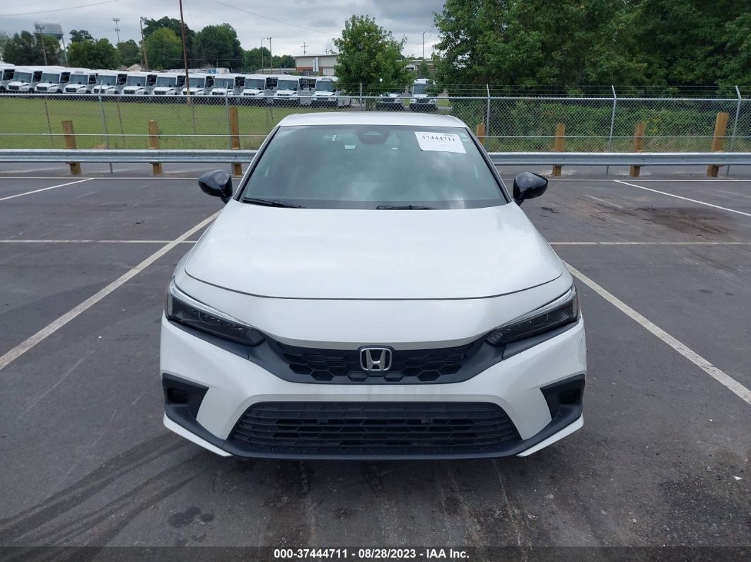 2022 Honda Civic Hatchback Sport Белый vin: 19XFL2H86NE000641