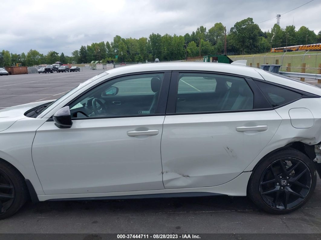 2022 Honda Civic Hatchback Sport Белый vin: 19XFL2H86NE000641