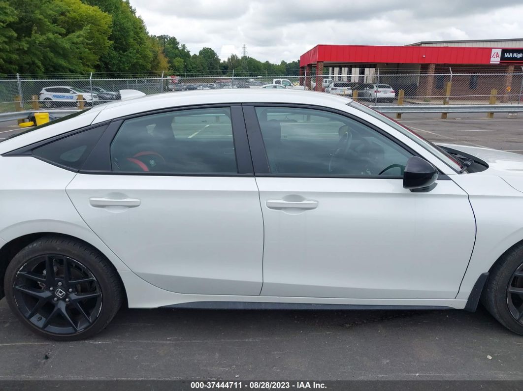 2022 Honda Civic Hatchback Sport Белый vin: 19XFL2H86NE000641