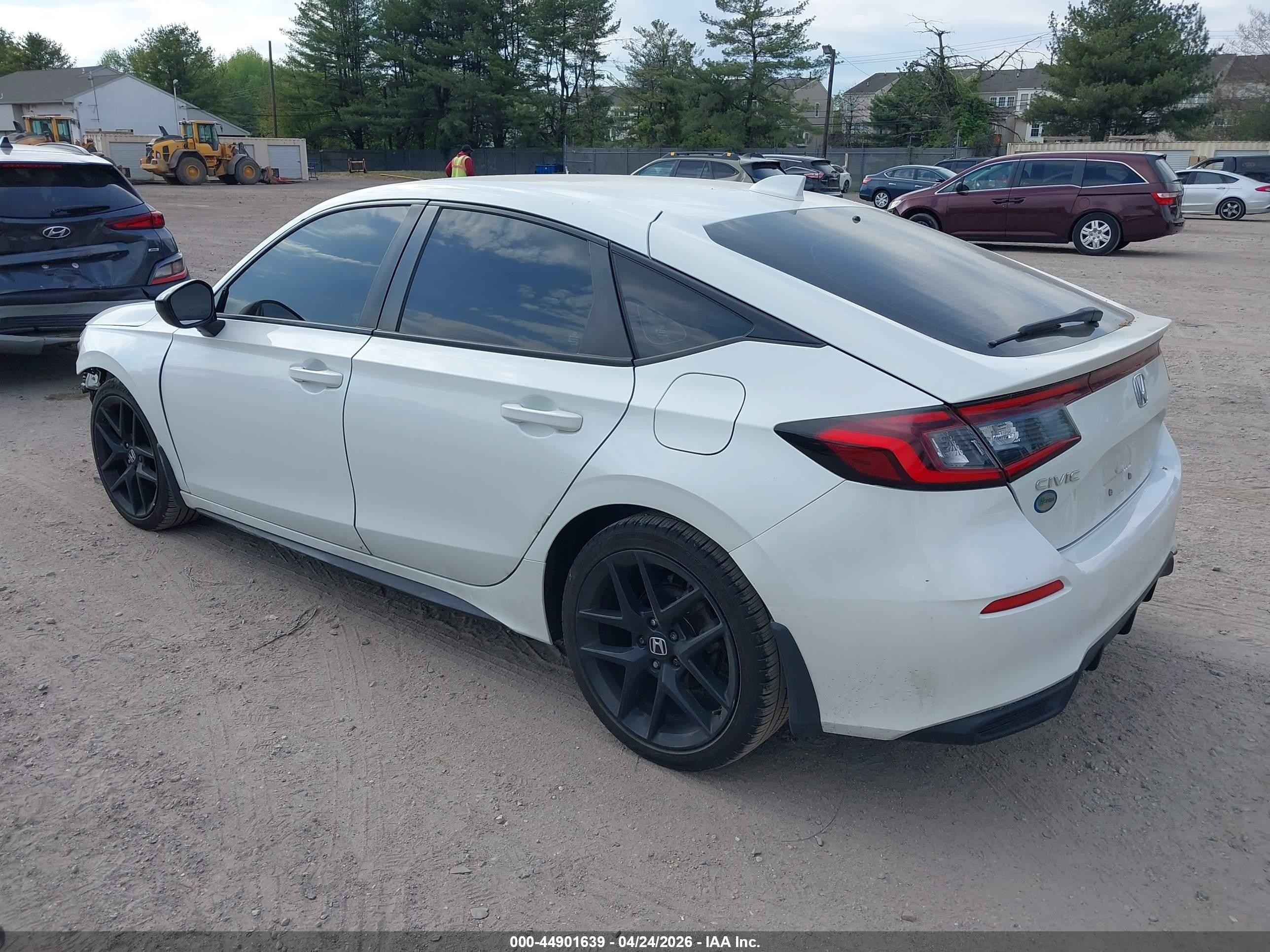 2022 Honda Civic Sport Белый vin: 19XFL2H86NE006598