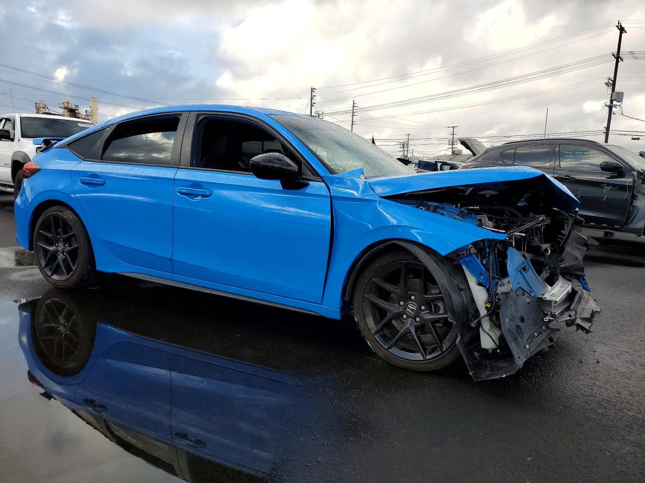 2024 Honda Civic Sport Blue vin: 19XFL2H87RE025442