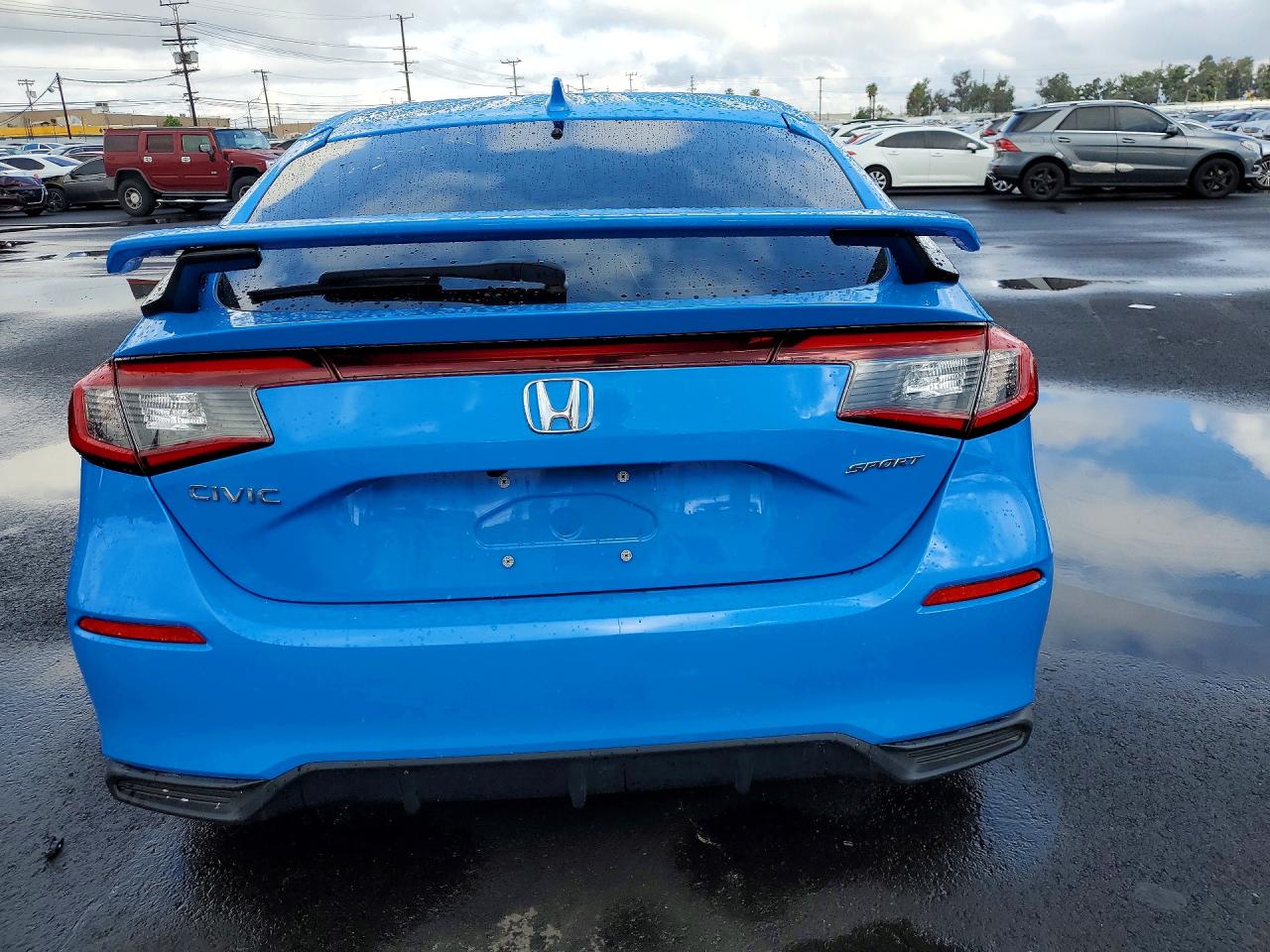 2024 Honda Civic Sport Blue vin: 19XFL2H87RE025442