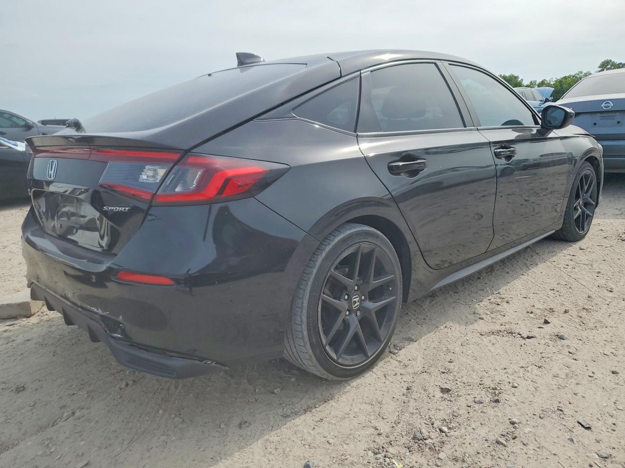 2023 Honda Civic Sport Black vin: 19XFL2H88PE016472