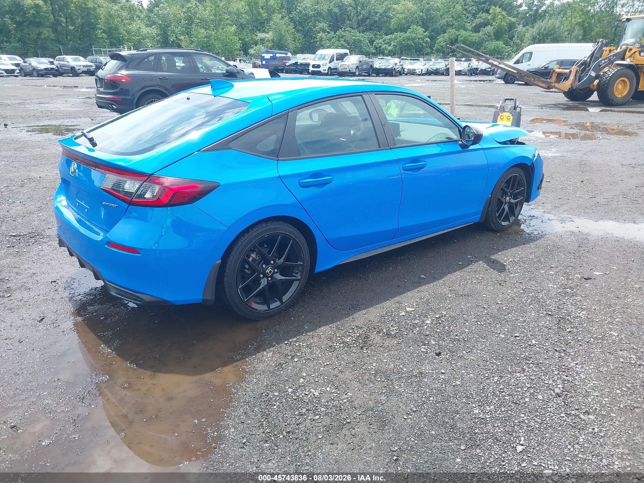 2024 Honda Civic Sport Light Blue vin: 19XFL2H88RE012571