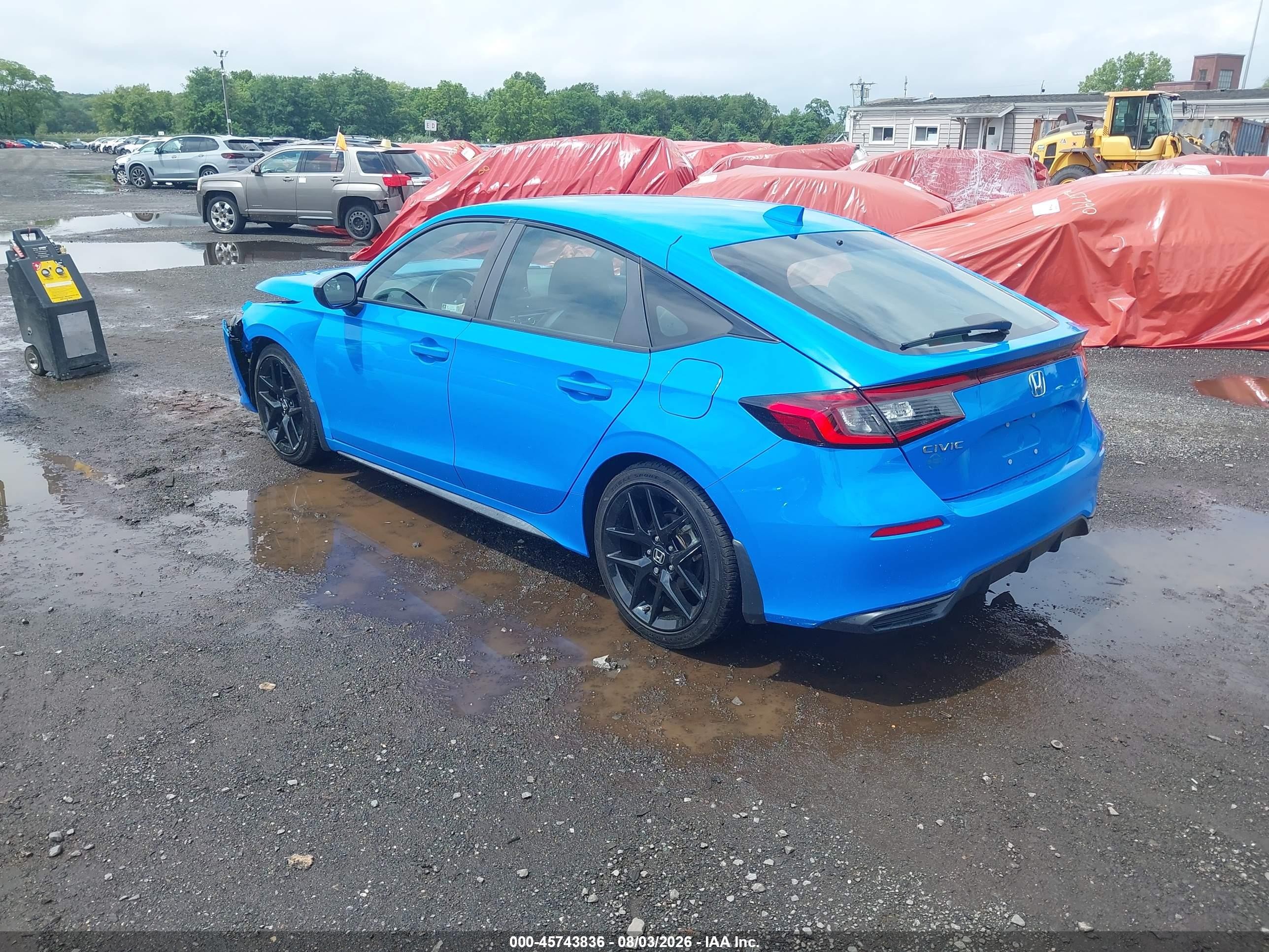 2024 Honda Civic Sport Light Blue vin: 19XFL2H88RE012571
