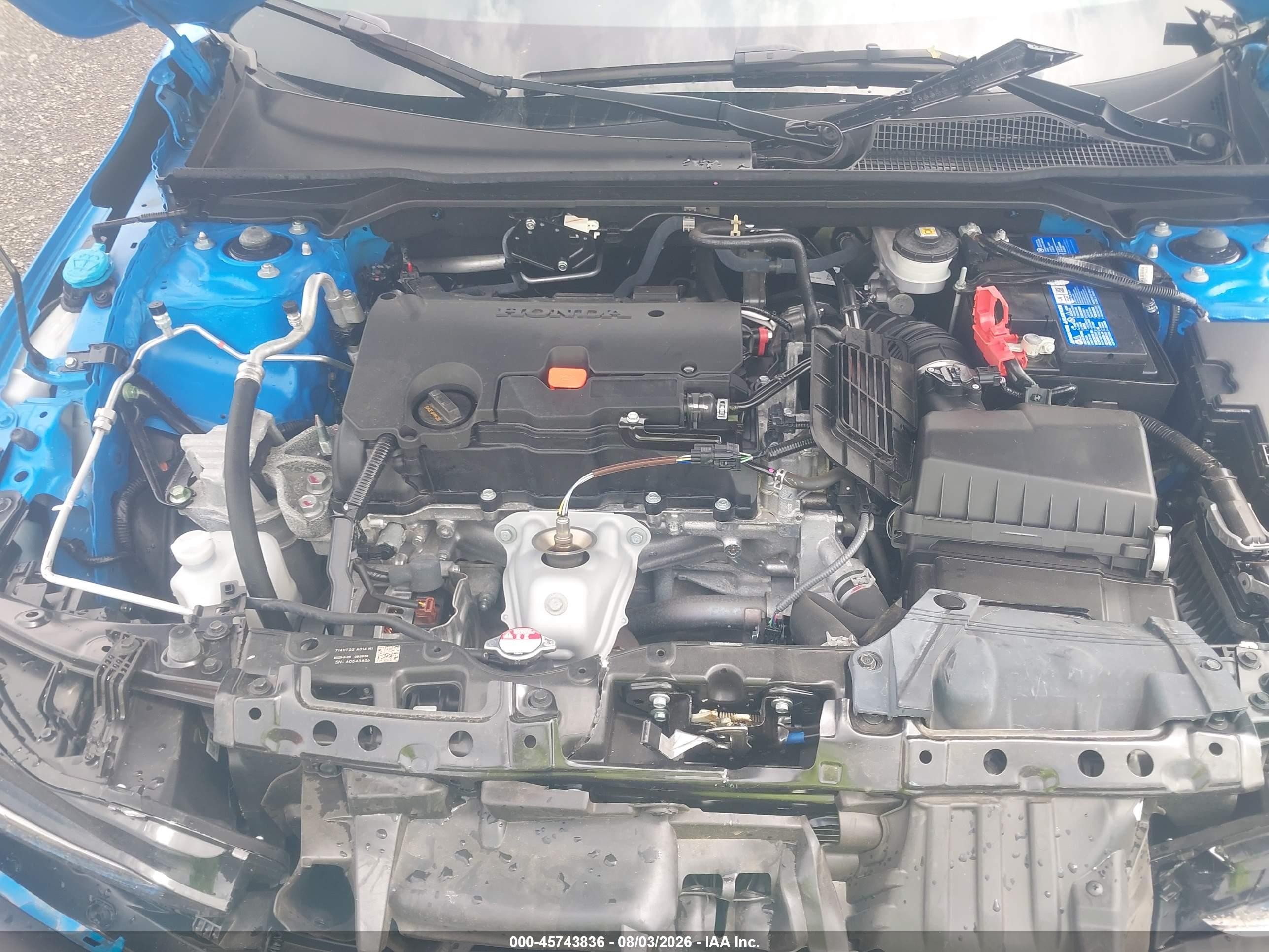 2024 Honda Civic Sport Light Blue vin: 19XFL2H88RE012571