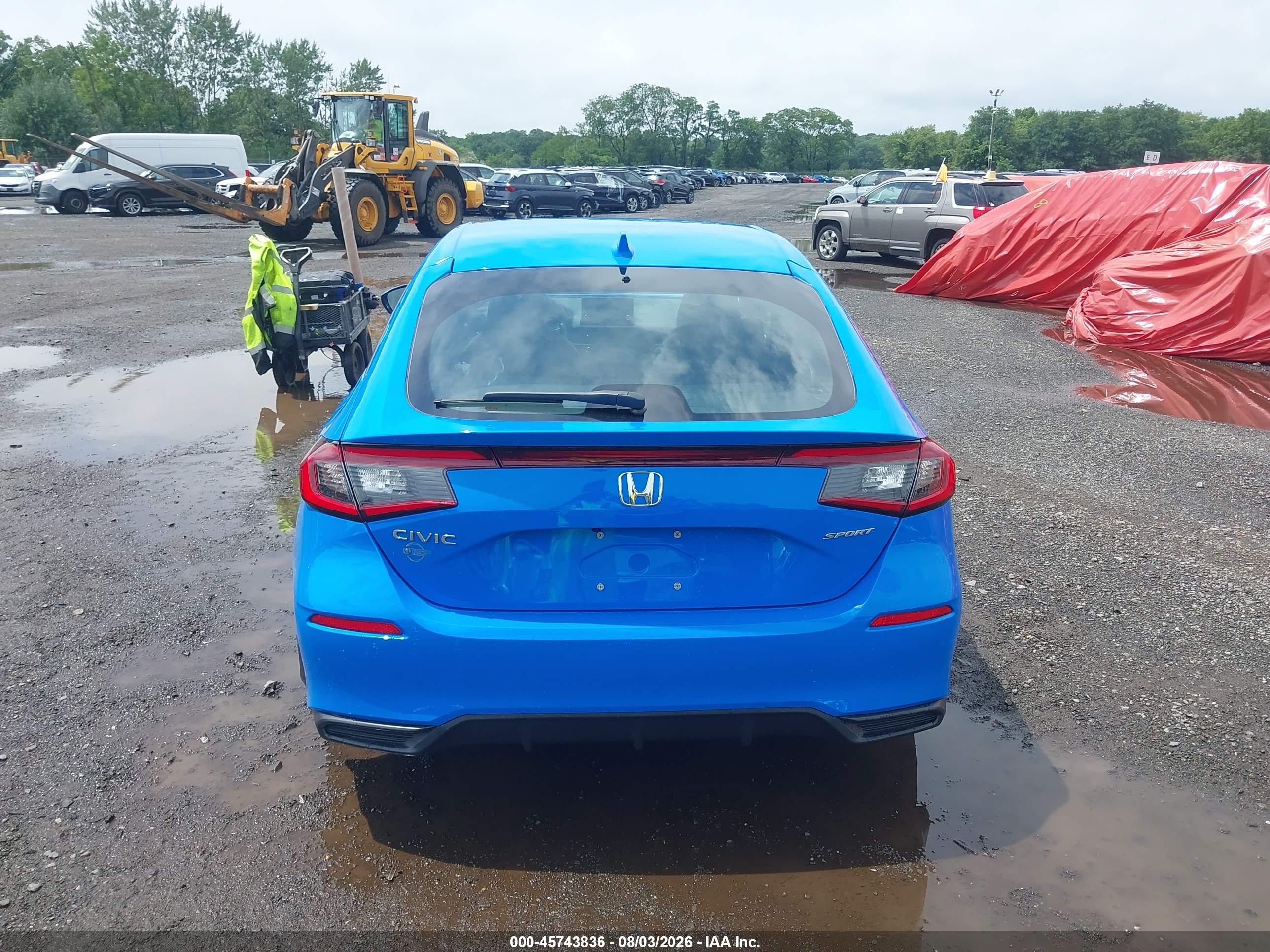 2024 Honda Civic Sport Light Blue vin: 19XFL2H88RE012571