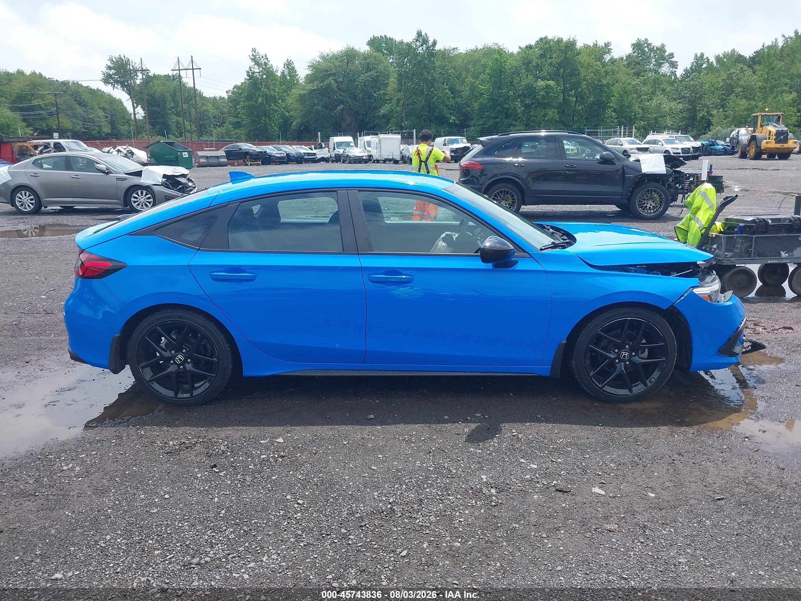 2024 Honda Civic Sport Light Blue vin: 19XFL2H88RE012571