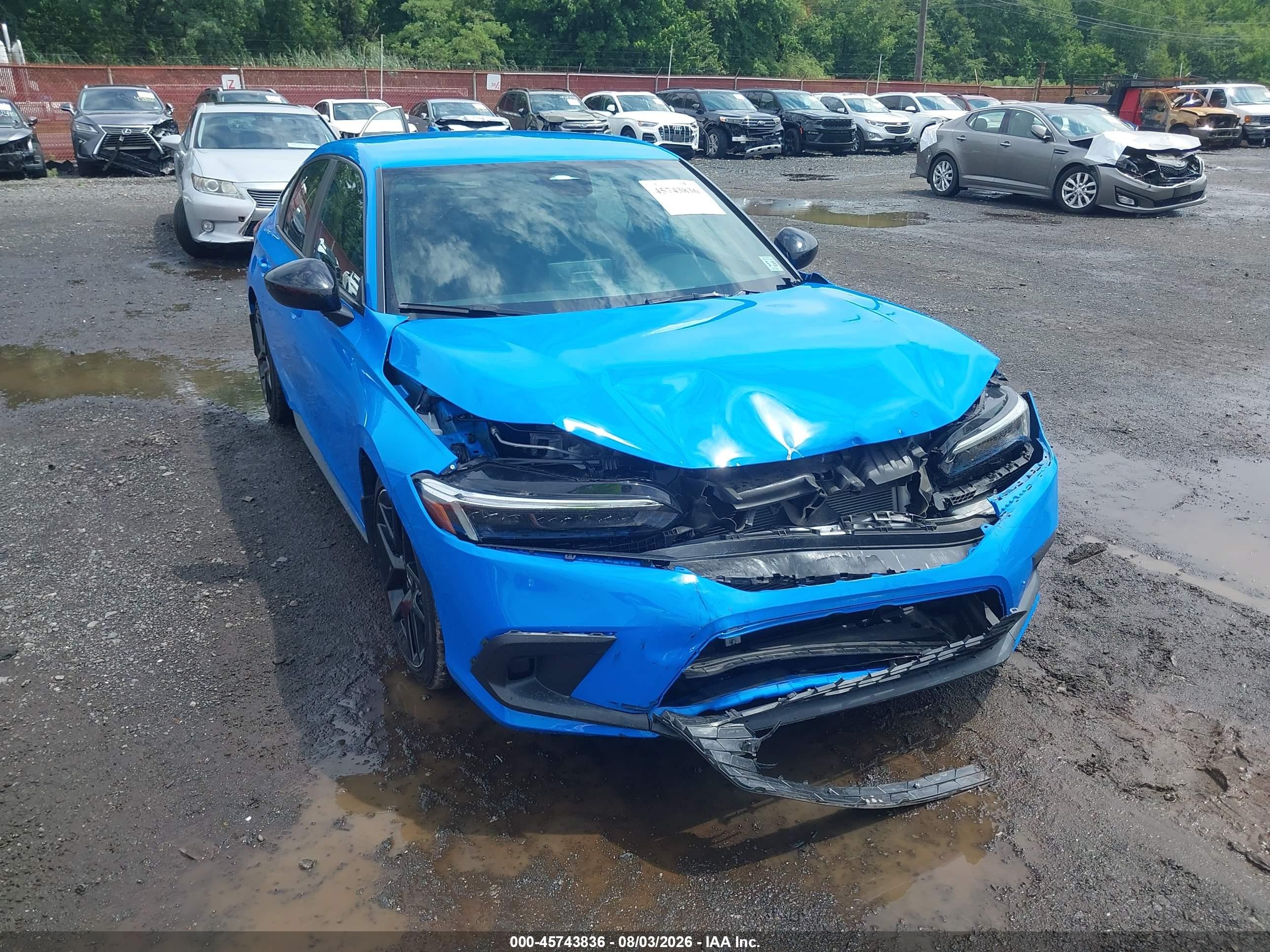 2024 Honda Civic Sport Light Blue vin: 19XFL2H88RE012571