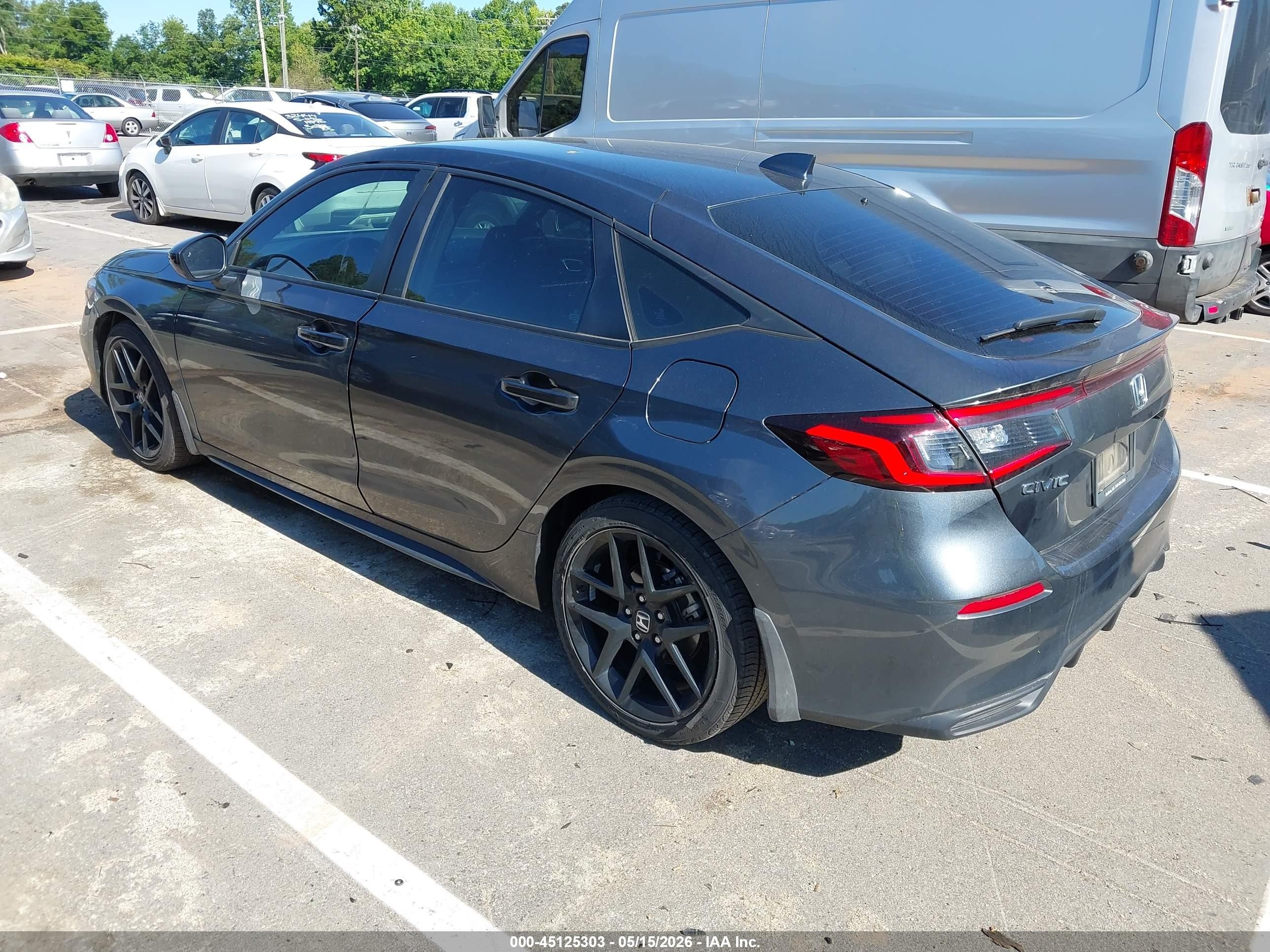 2025 Honda Civic Sedan Sport Gray vin: 19XFL2H88SE013726