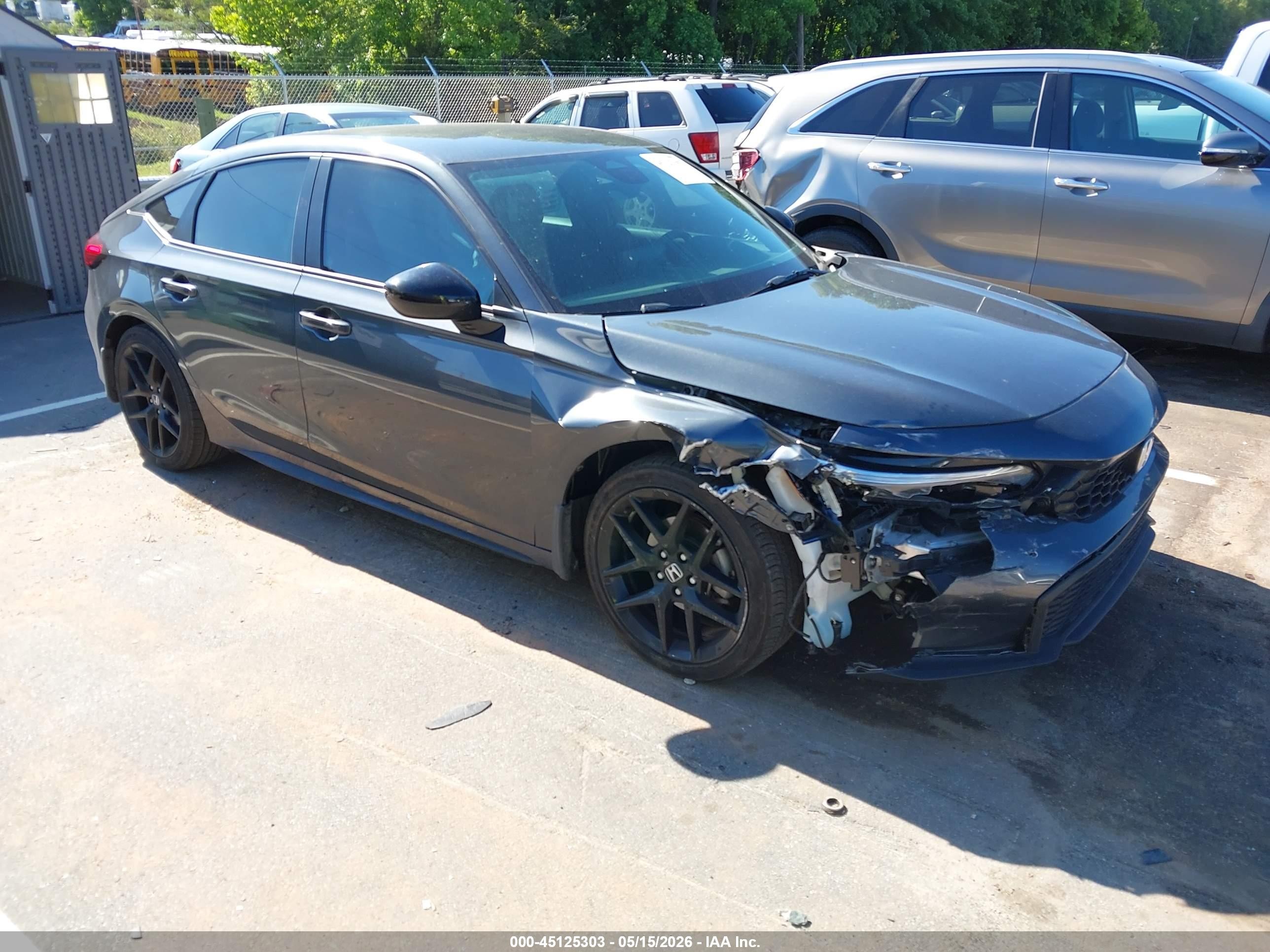 2025 Honda Civic Sedan Sport Gray vin: 19XFL2H88SE013726