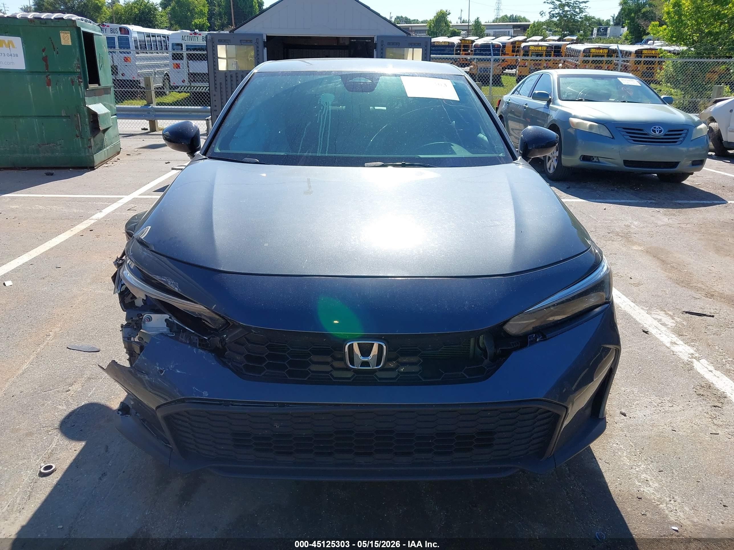 2025 Honda Civic Sedan Sport Gray vin: 19XFL2H88SE013726