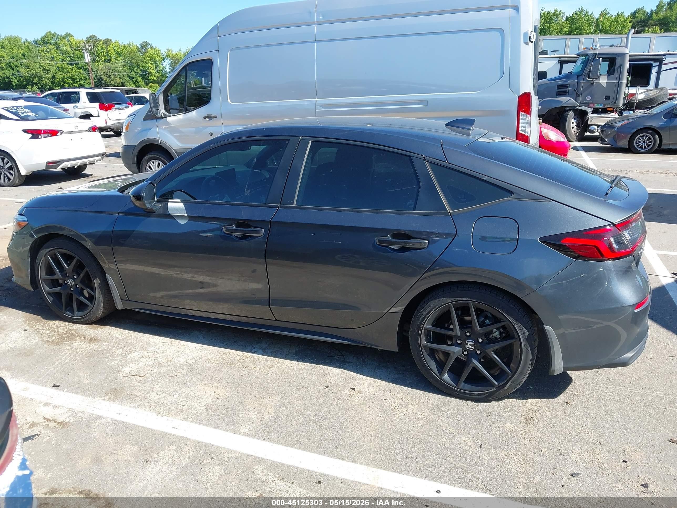 2025 Honda Civic Sedan Sport Gray vin: 19XFL2H88SE013726