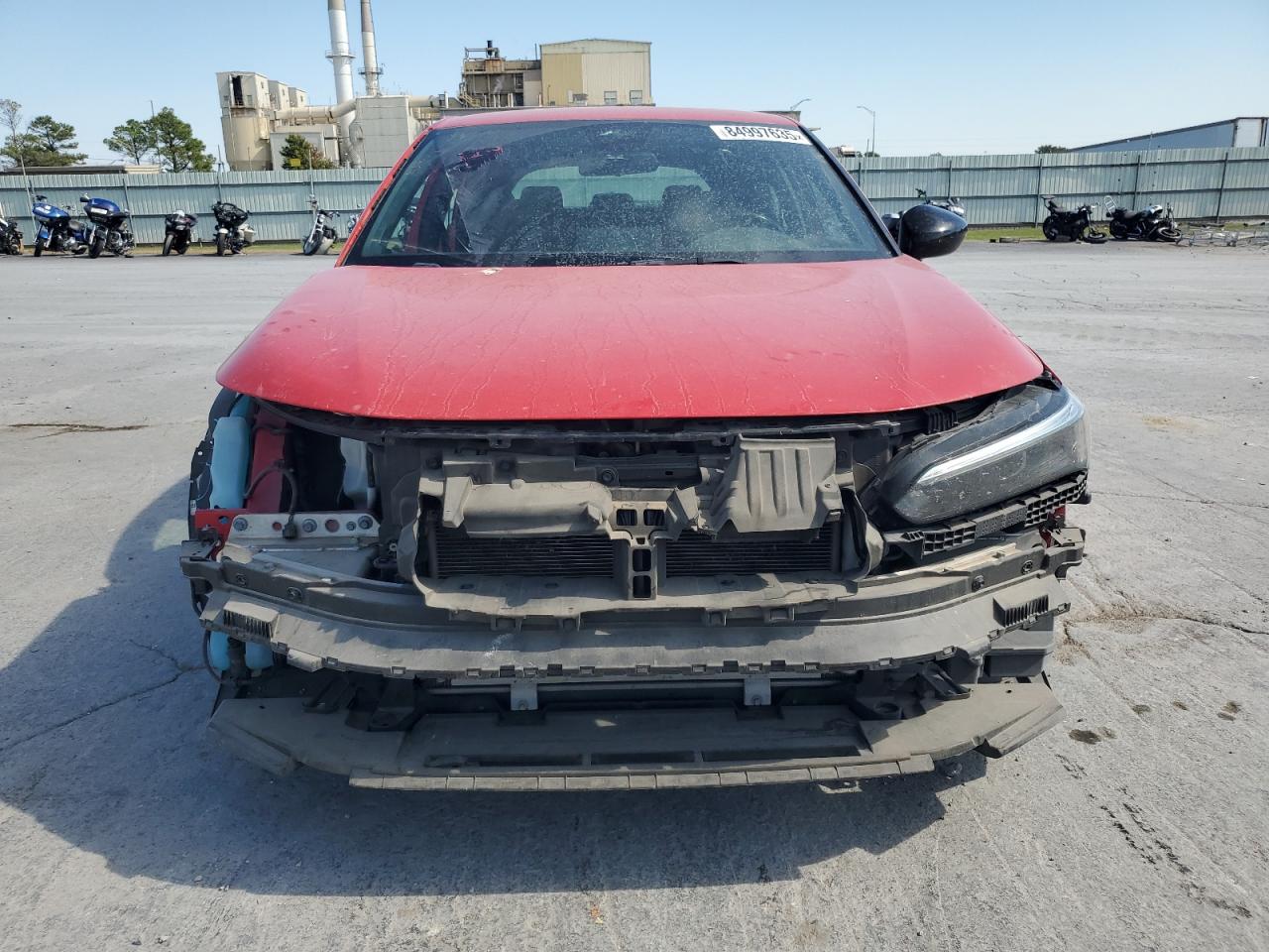 2022 Honda Civic Sport Red vin: 19XFL2H89NE002061