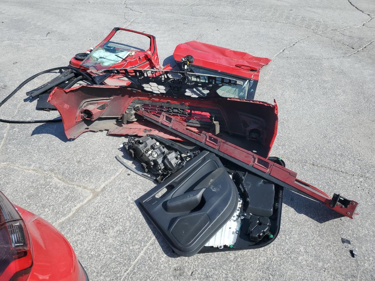 2022 Honda Civic Sport Red vin: 19XFL2H89NE002061
