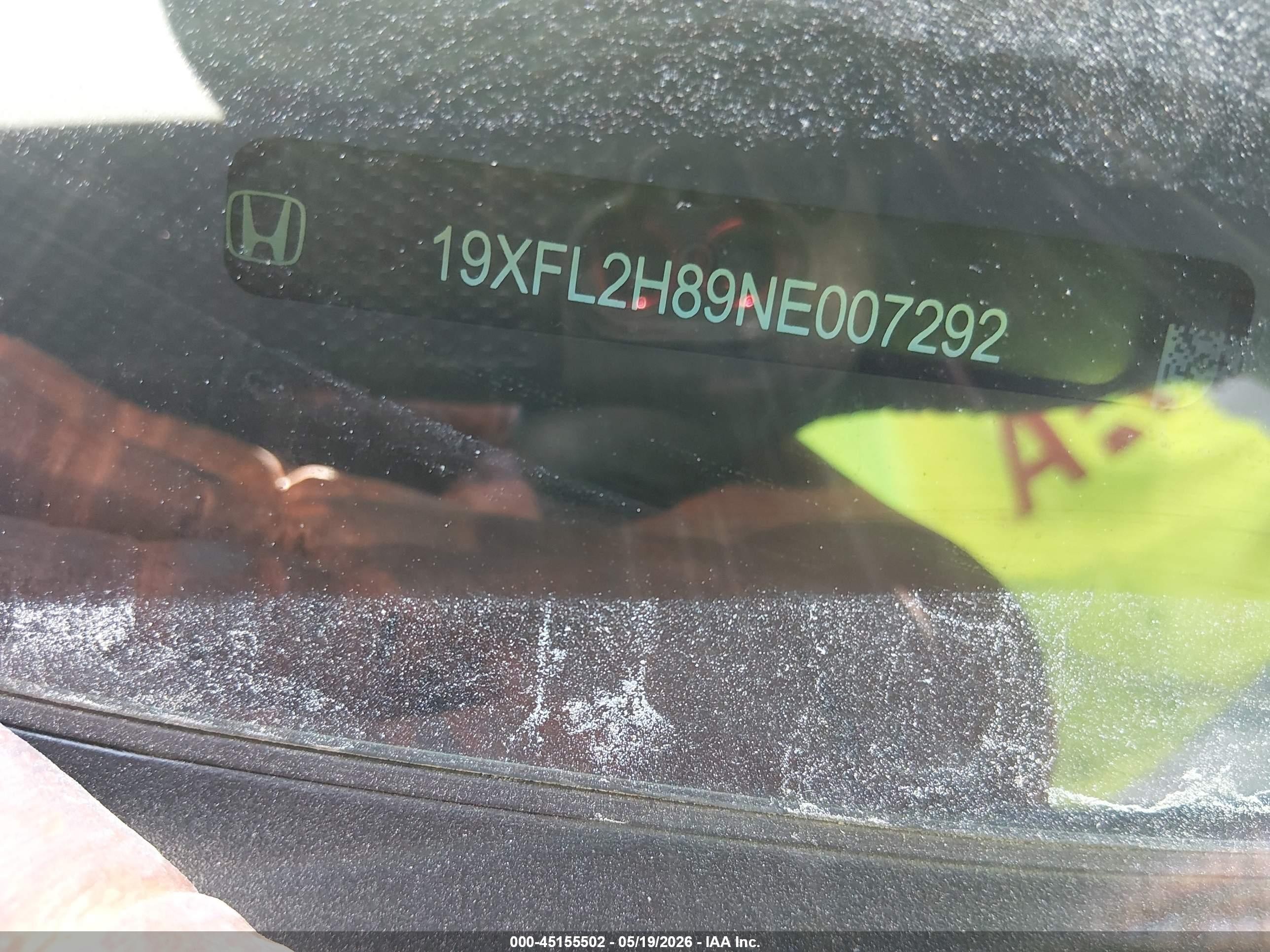 2022 Honda Civic Sport Blue vin: 19XFL2H89NE007292