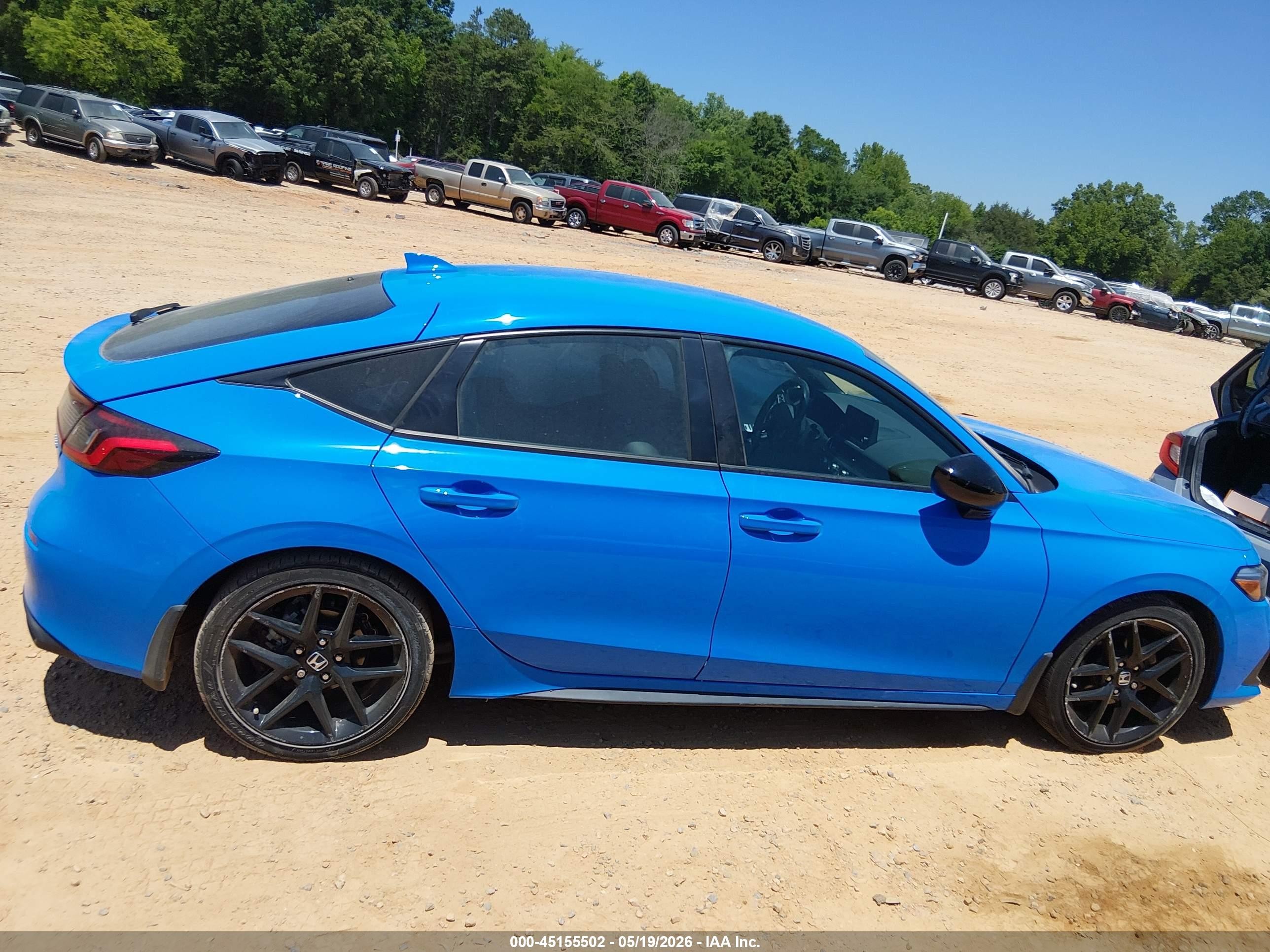 2022 Honda Civic Sport Blue vin: 19XFL2H89NE007292