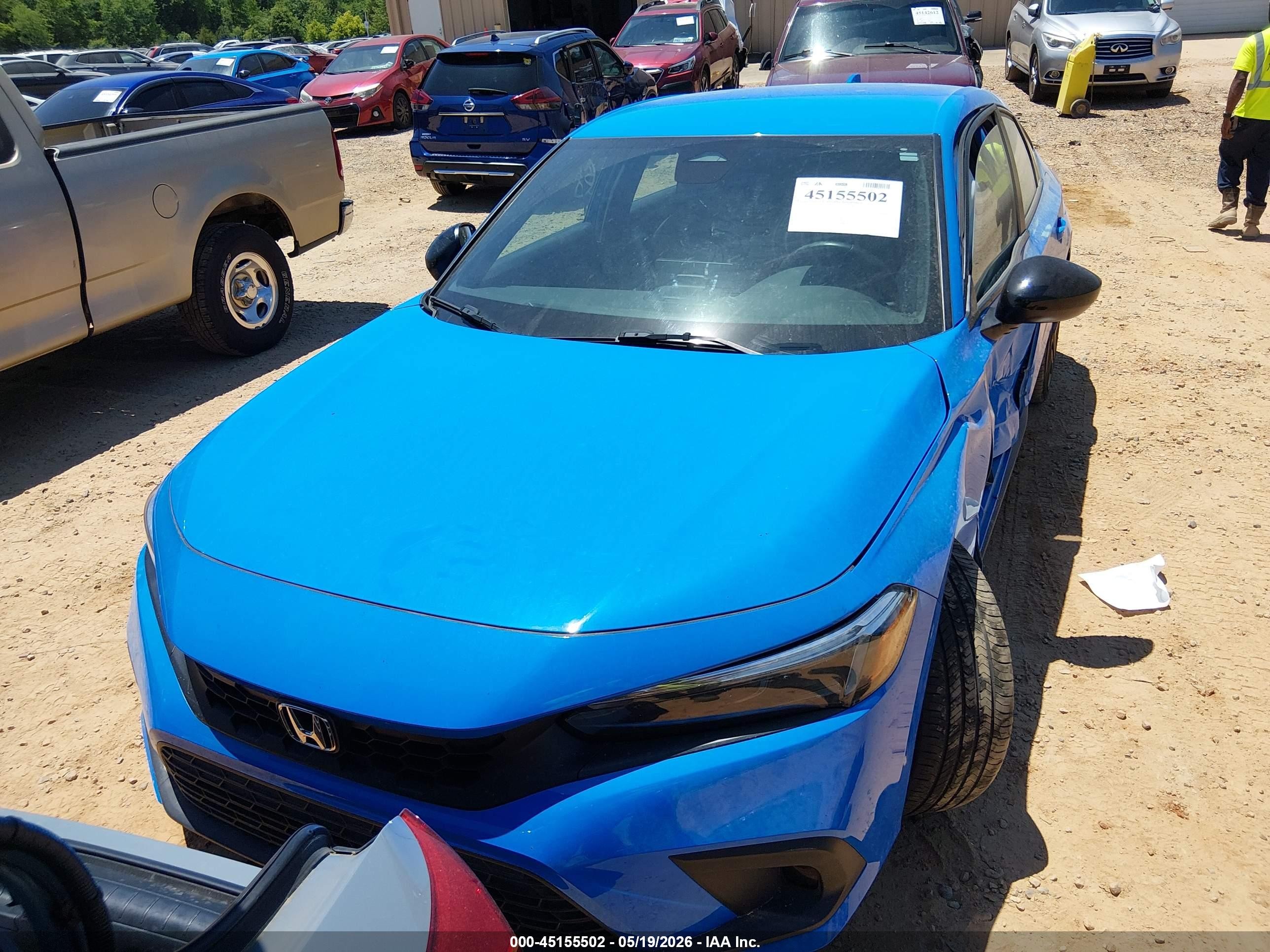 2022 Honda Civic Sport Blue vin: 19XFL2H89NE007292