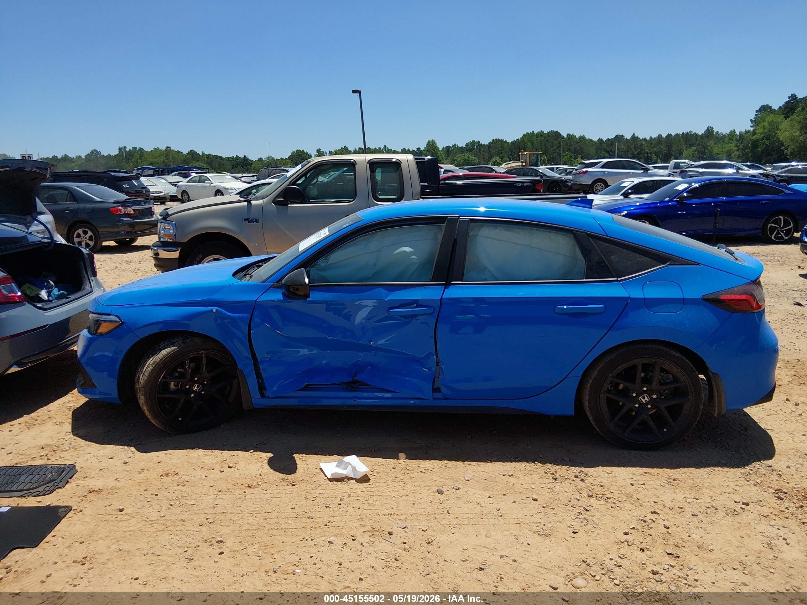 2022 Honda Civic Sport Blue vin: 19XFL2H89NE007292