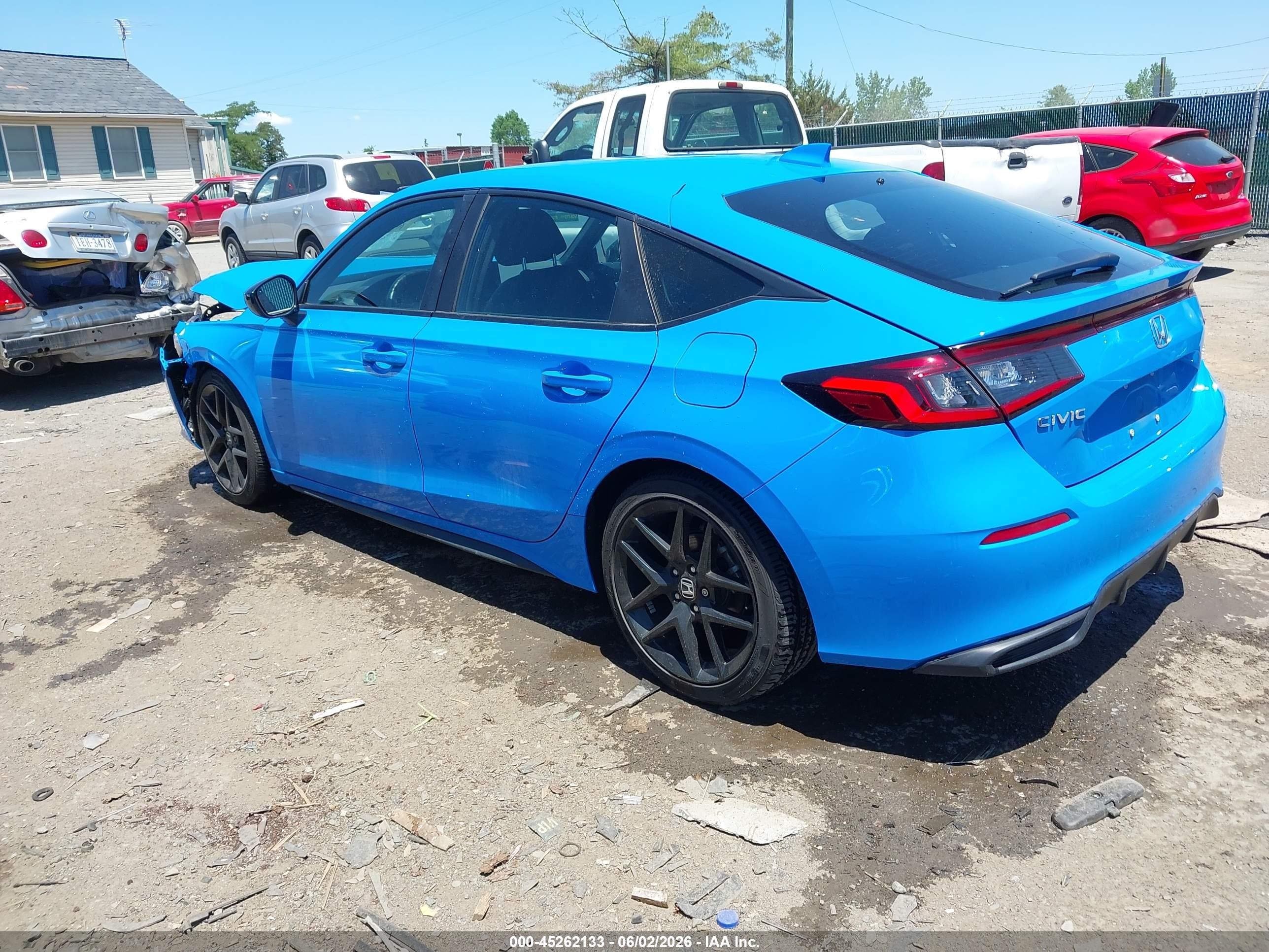 2024 Honda Civic Sport Blue vin: 19XFL2H89RE042775