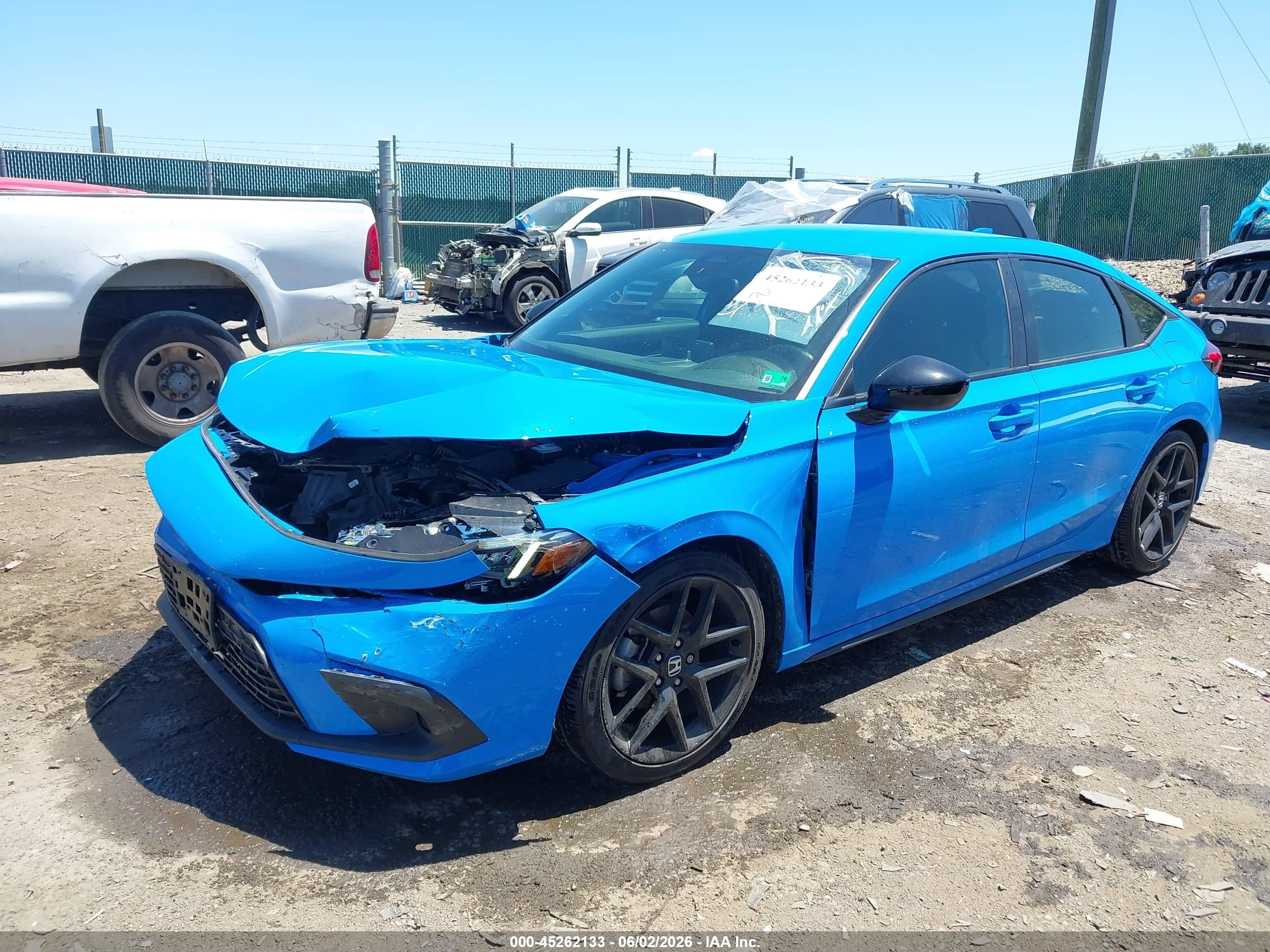 2024 Honda Civic Sport Blue vin: 19XFL2H89RE042775