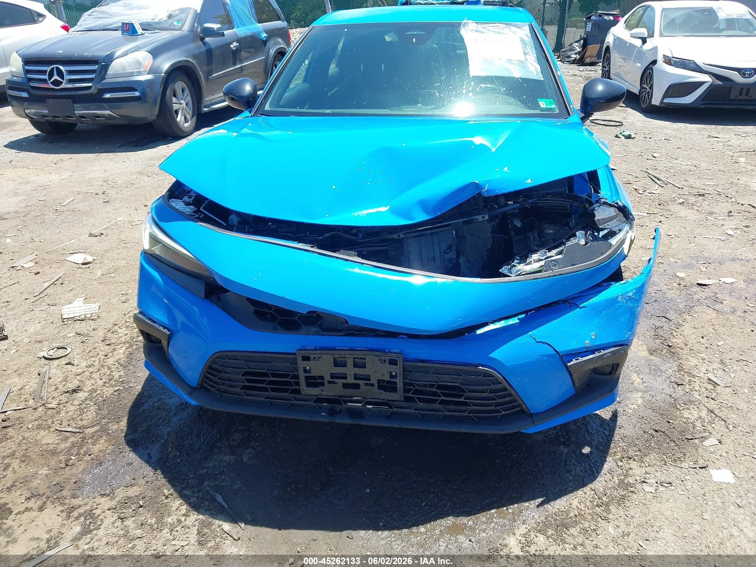 2024 Honda Civic Sport Blue vin: 19XFL2H89RE042775