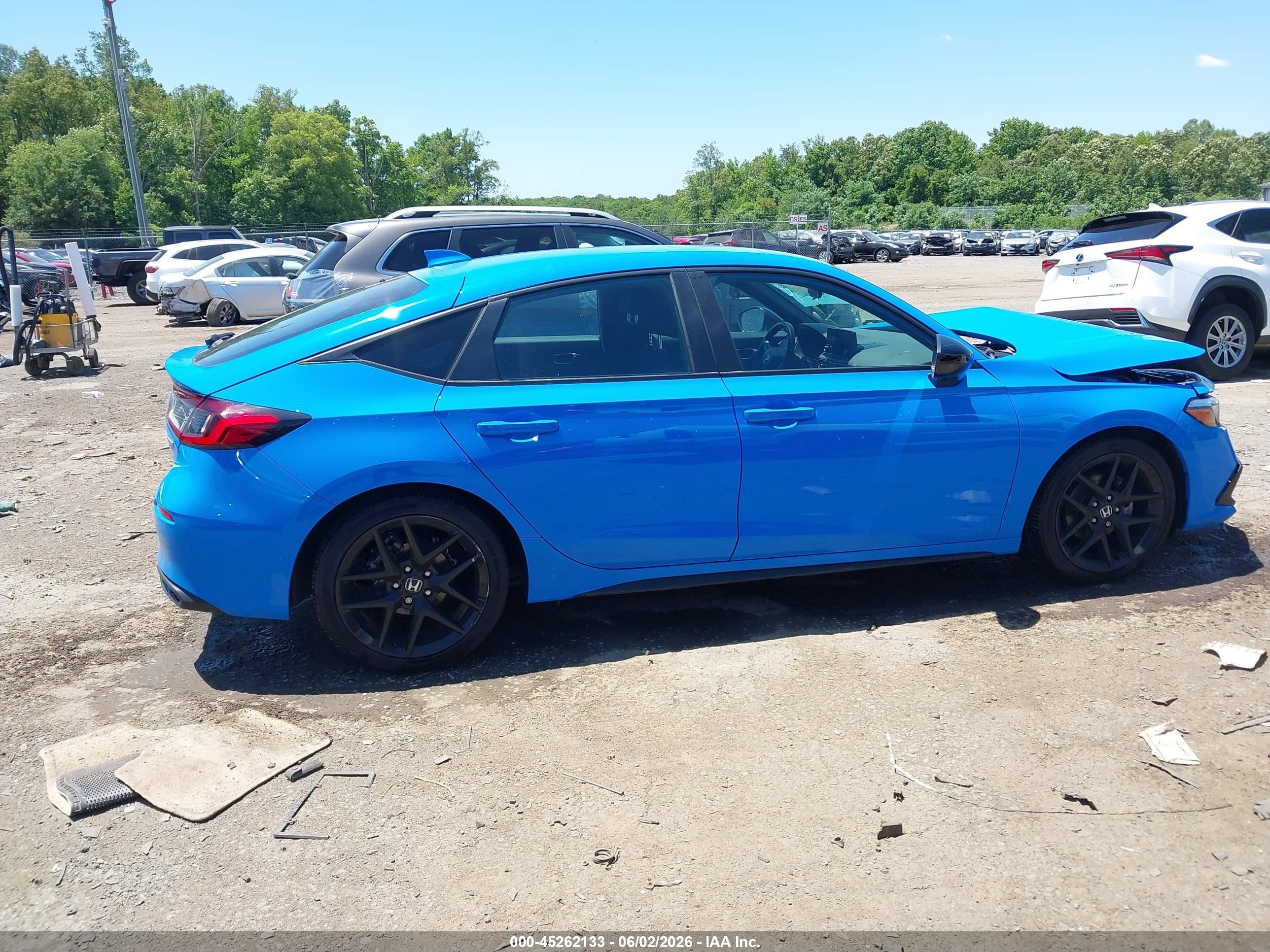 2024 Honda Civic Sport Blue vin: 19XFL2H89RE042775