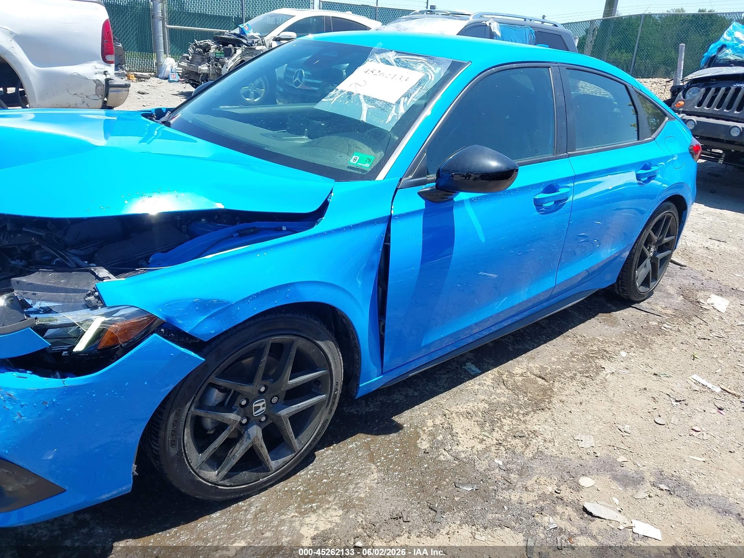 2024 Honda Civic Sport Blue vin: 19XFL2H89RE042775