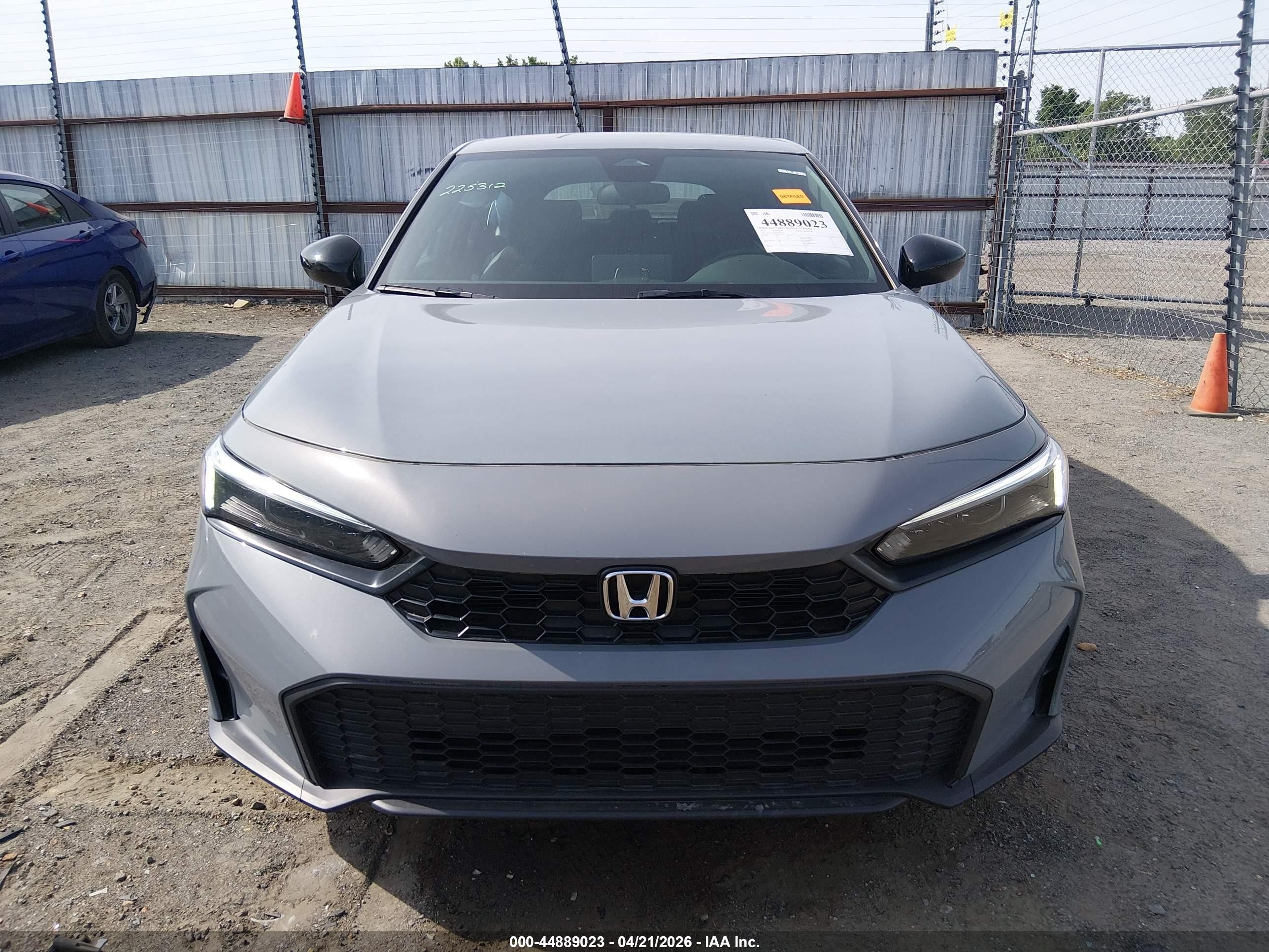 2025 Honda Civic Sedan Sport Gray vin: 19XFL2H89SE022872