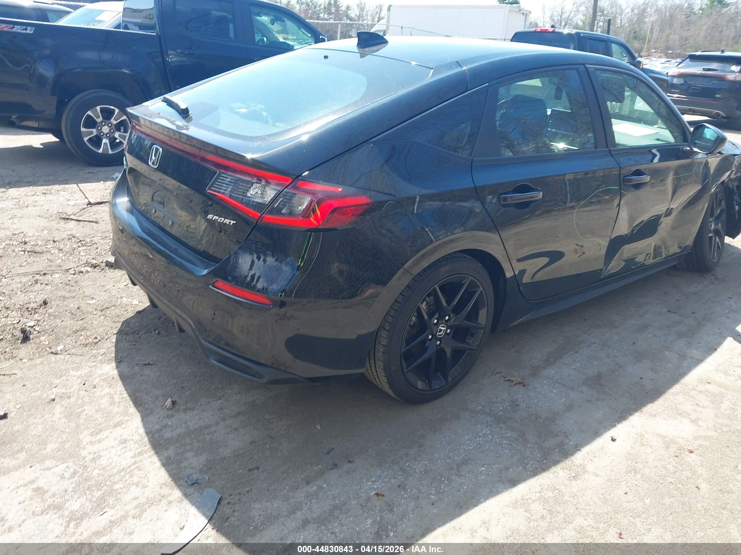 2025 Honda Civic Sedan Sport Black vin: 19XFL2H89SE033239