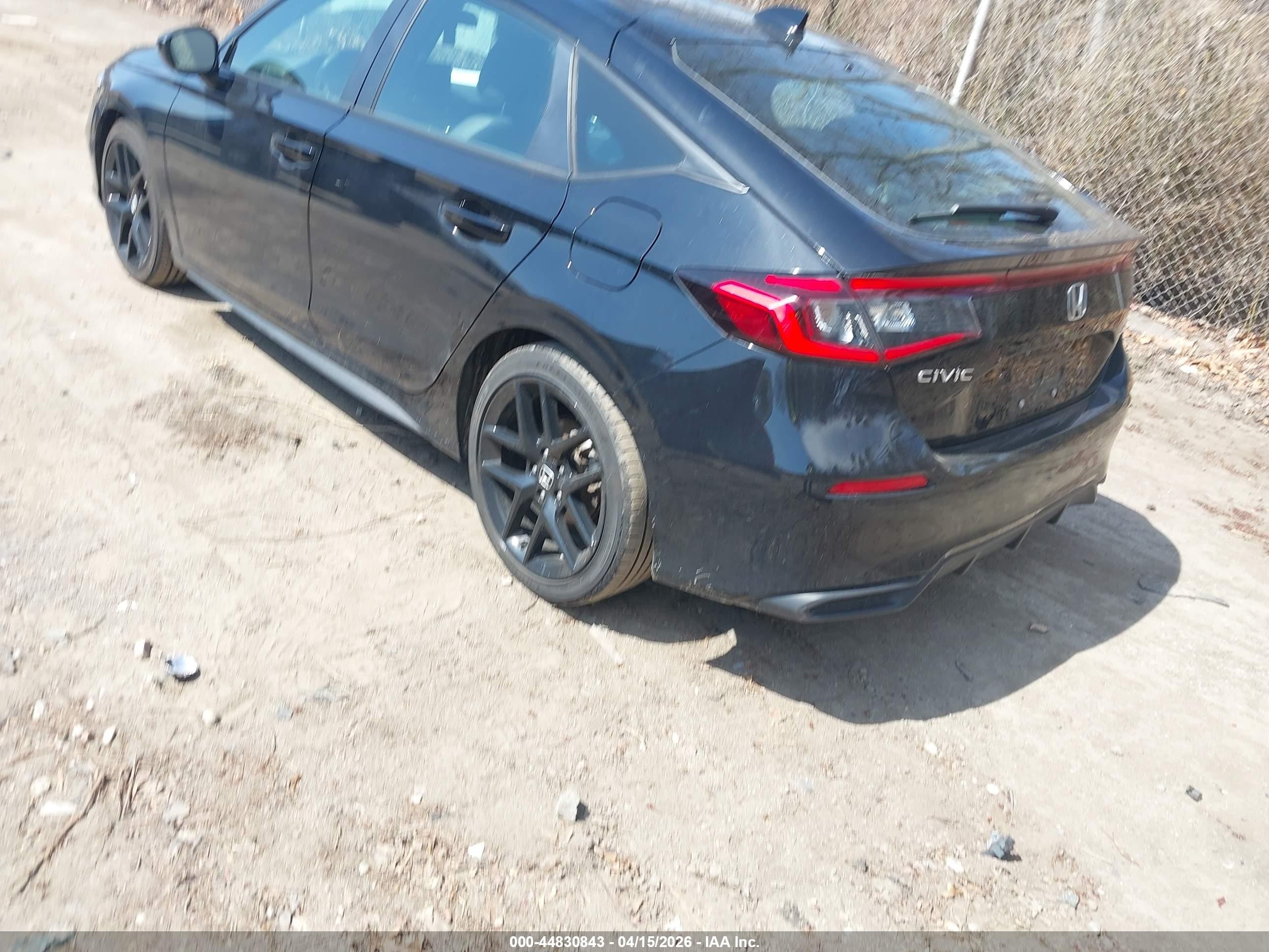 2025 Honda Civic Sedan Sport Black vin: 19XFL2H89SE033239