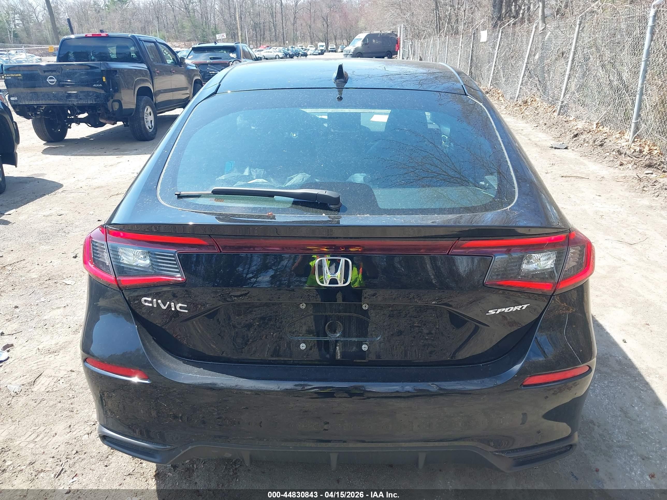 2025 Honda Civic Sedan Sport Black vin: 19XFL2H89SE033239