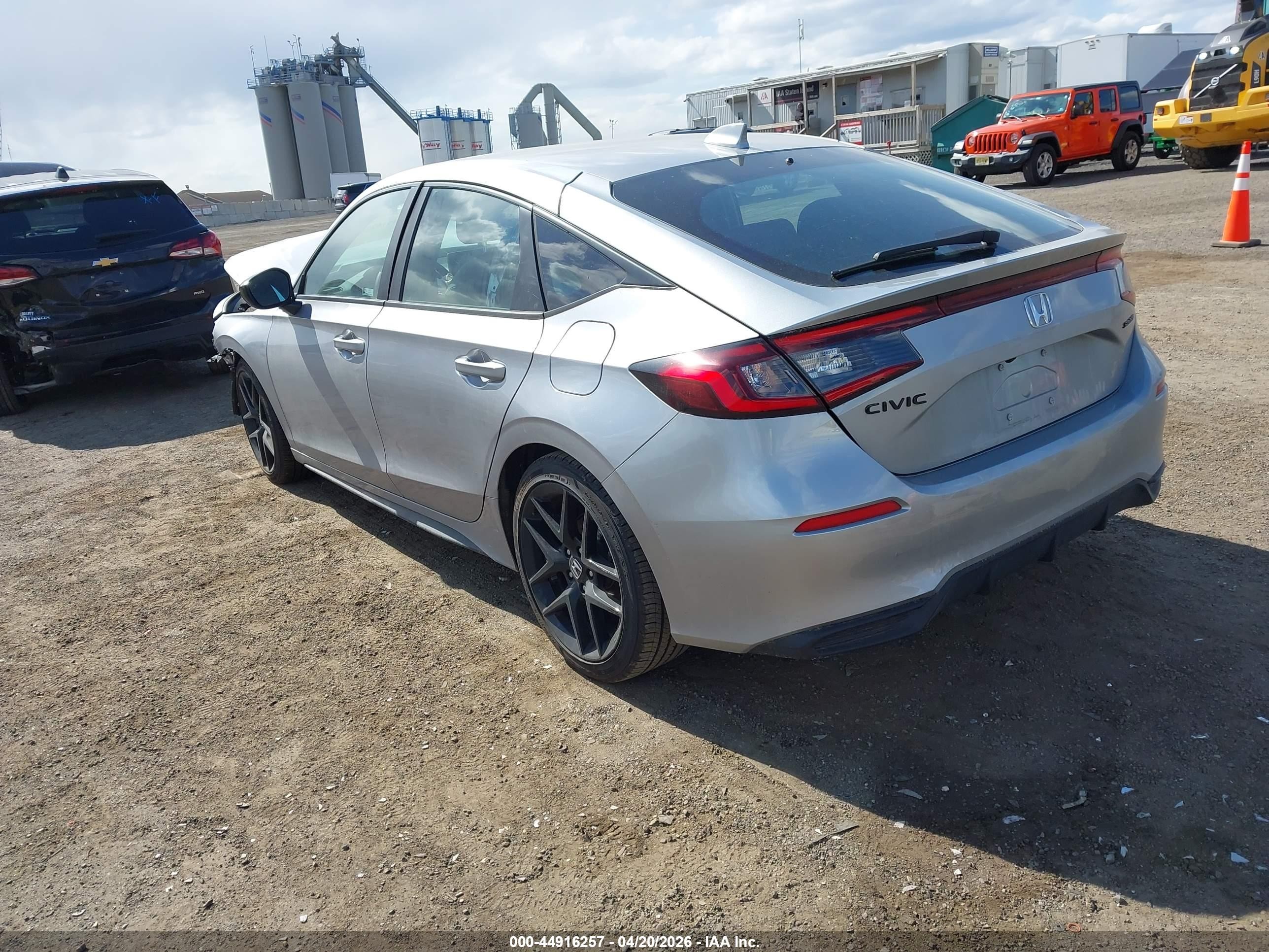 2026 Honda Civic Sport Серый vin: 19XFL2H89TE003479