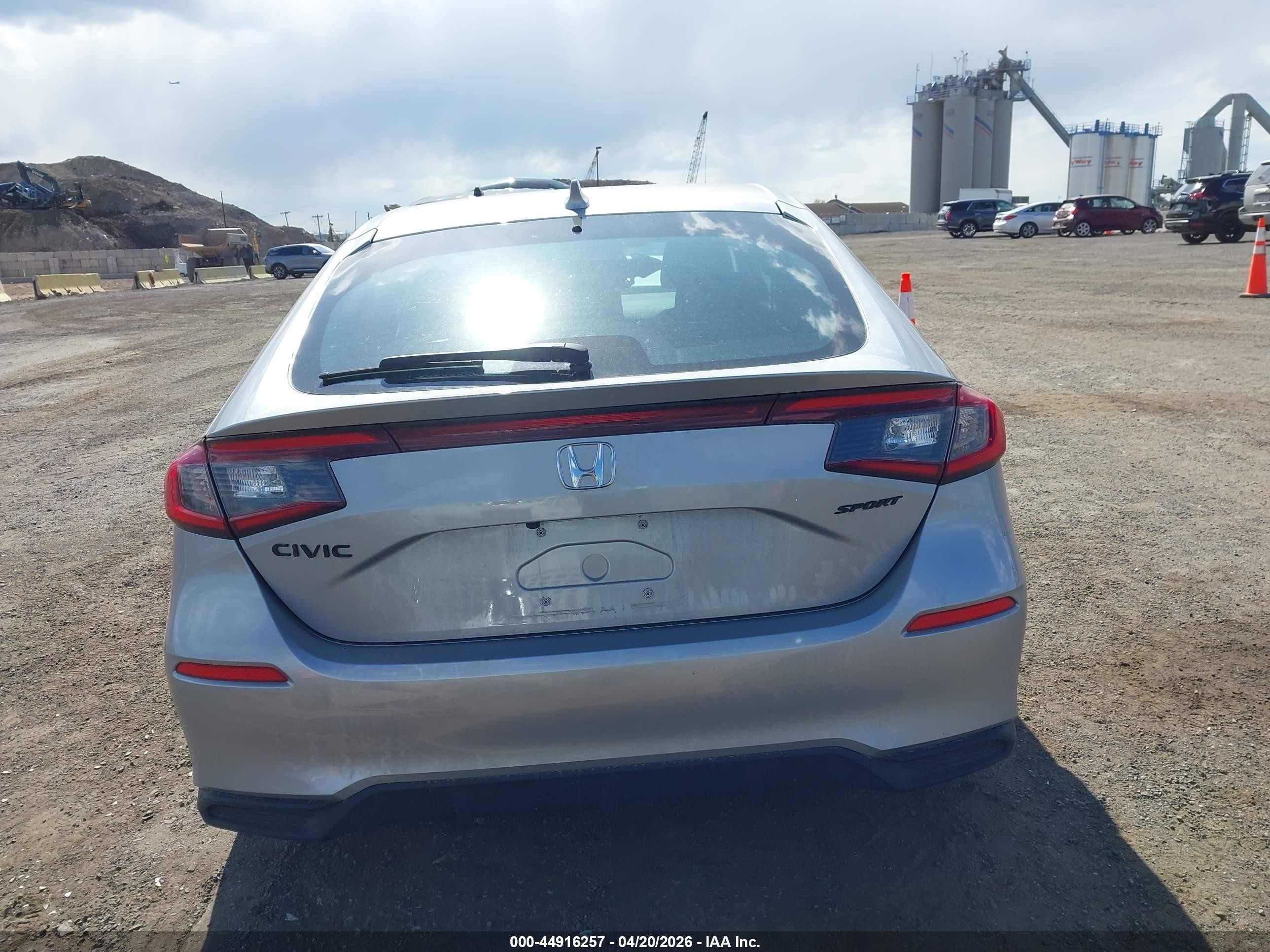 2026 Honda Civic Sport Серый vin: 19XFL2H89TE003479