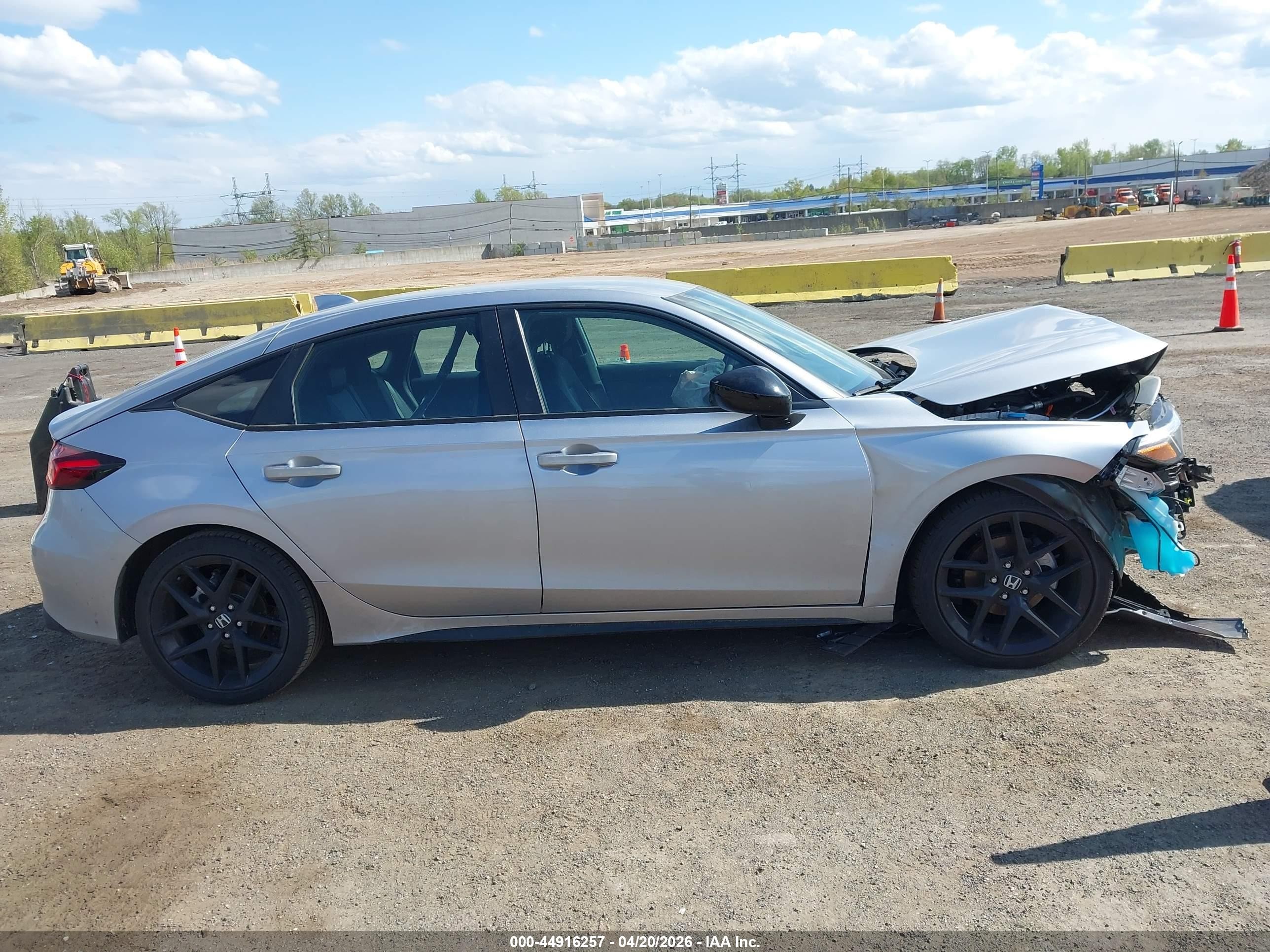 2026 Honda Civic Sport Серый vin: 19XFL2H89TE003479
