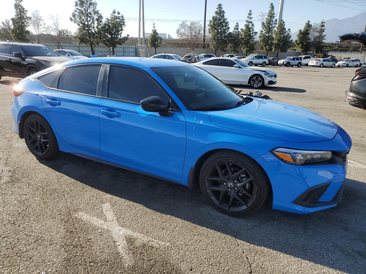 2023 Honda Civic Sport Blue vin: 19XFL2H8XPE014562