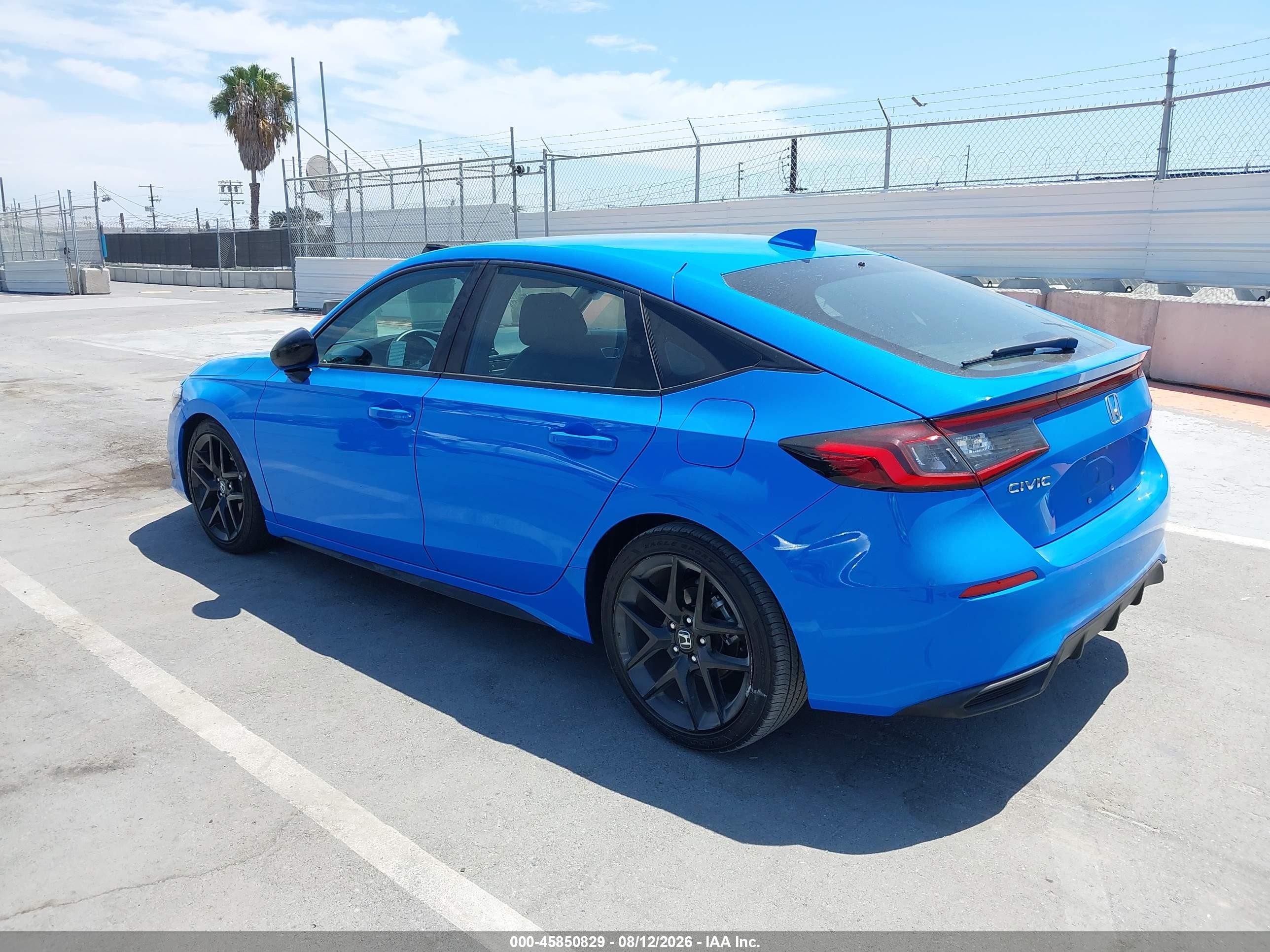 2024 Honda Civic Sport Blue vin: 19XFL2H8XRE035978