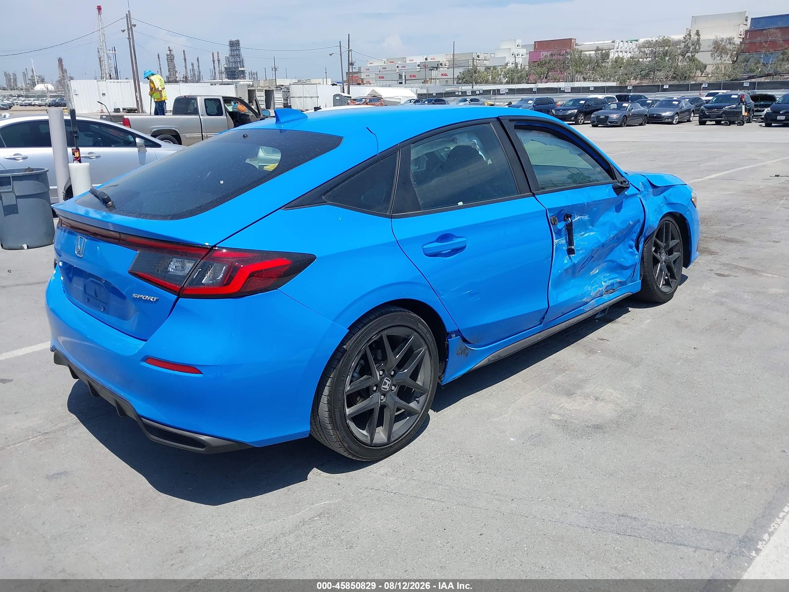 2024 Honda Civic Sport Blue vin: 19XFL2H8XRE035978