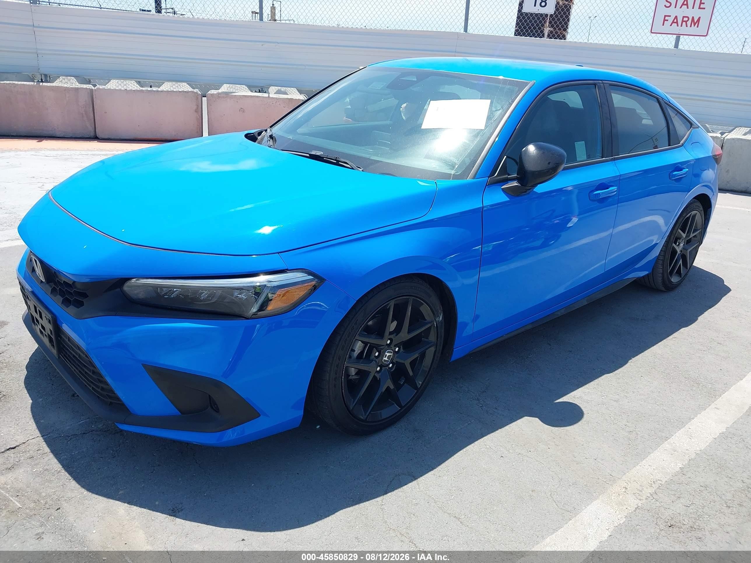 2024 Honda Civic Sport Blue vin: 19XFL2H8XRE035978