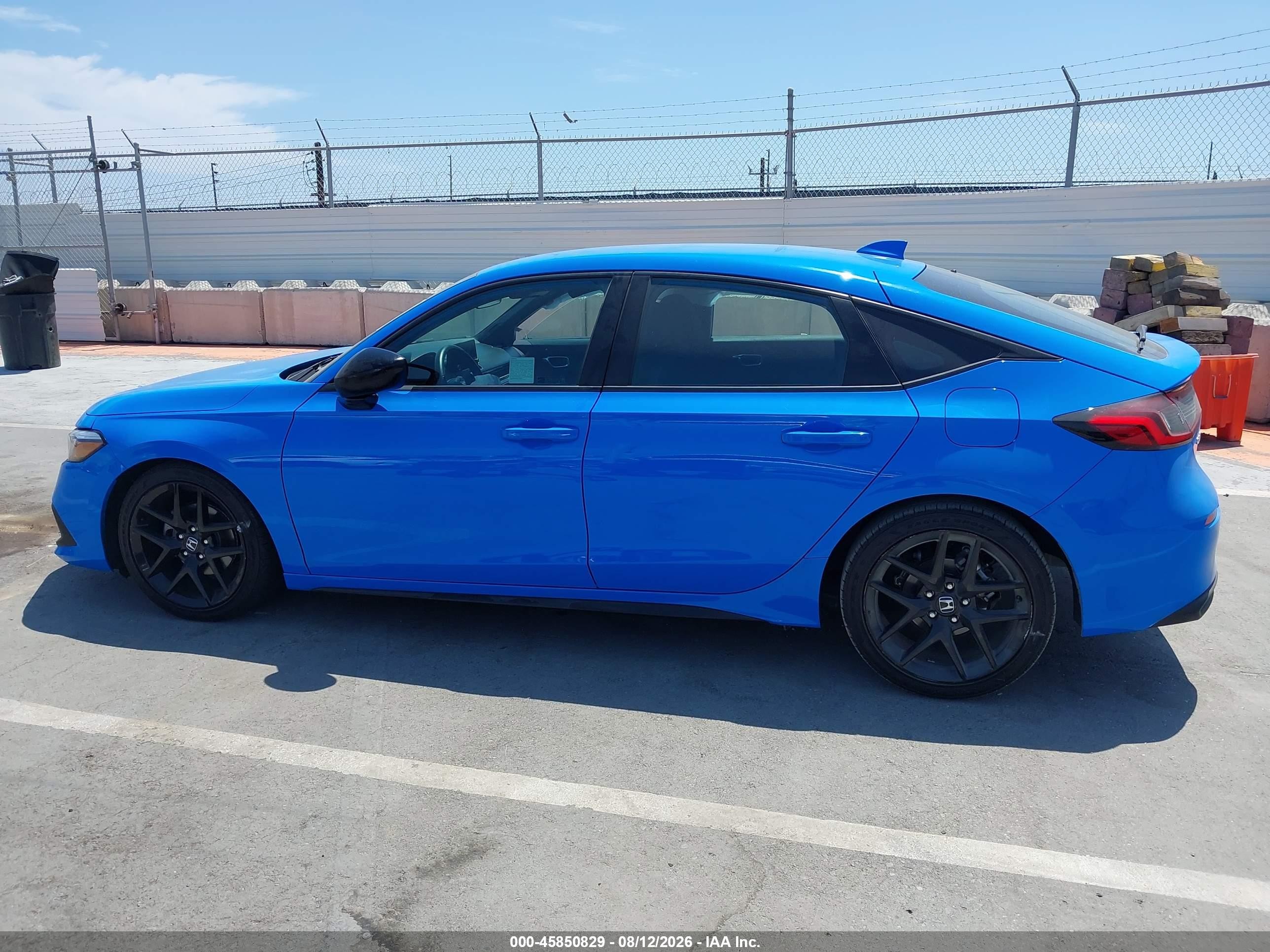 2024 Honda Civic Sport Blue vin: 19XFL2H8XRE035978